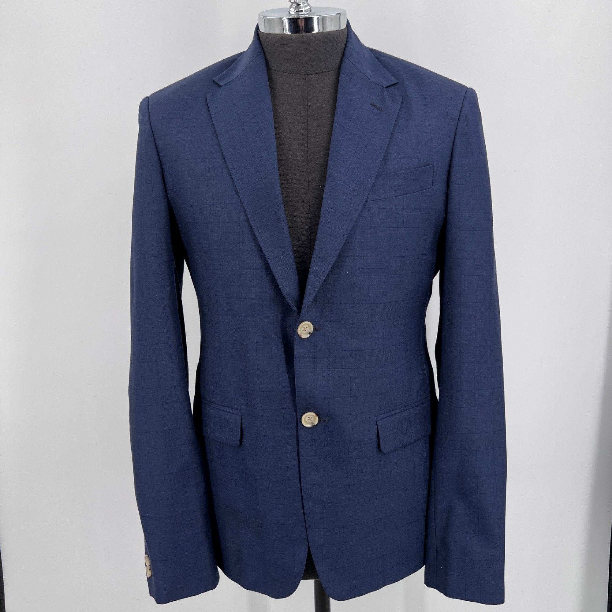 Ermenegildo Zegna Studio Suits Ermenegildo Zegna Custom Navy Blue Suit
