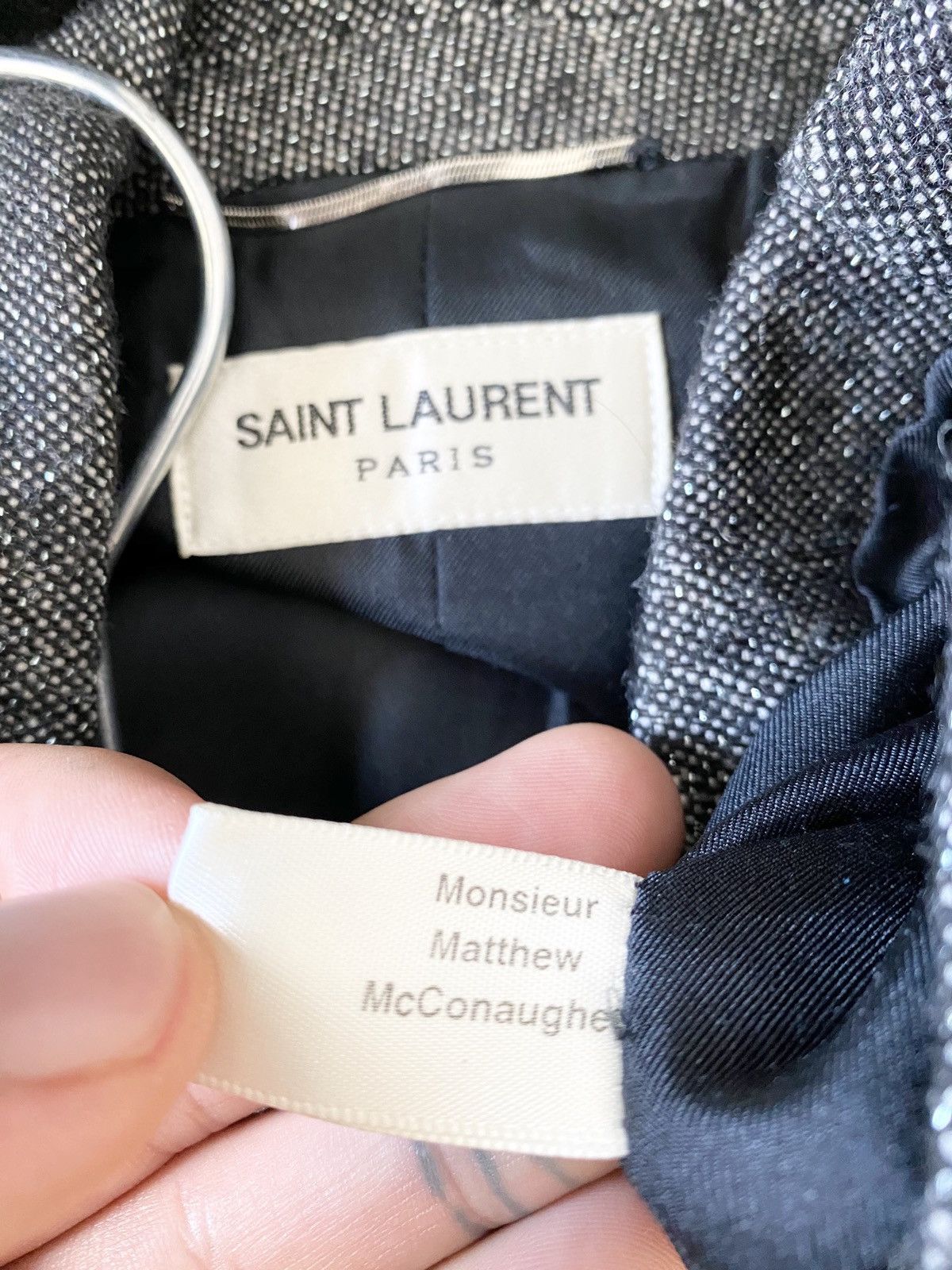 Hedi Slimane × Saint Laurent Paris SLP FW14 ‘MATHEW McCONAUGHEY’ PERSONAL JACKET Size US M / EU 48-50 / 2 - 14 Thumbnail