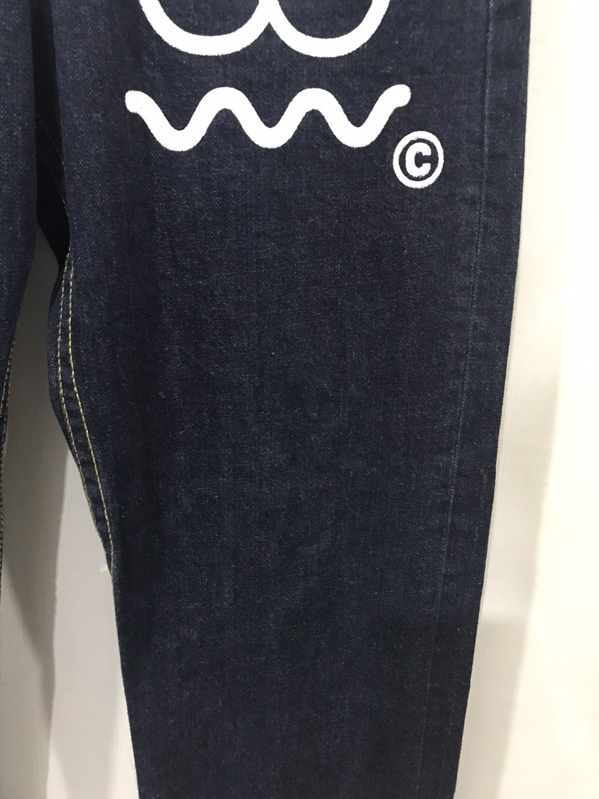 Japanese Brand CO&LU Japan Hysteric Twin Eyes Big Print Denim Size US 30 / EU 46 - 6 Thumbnail