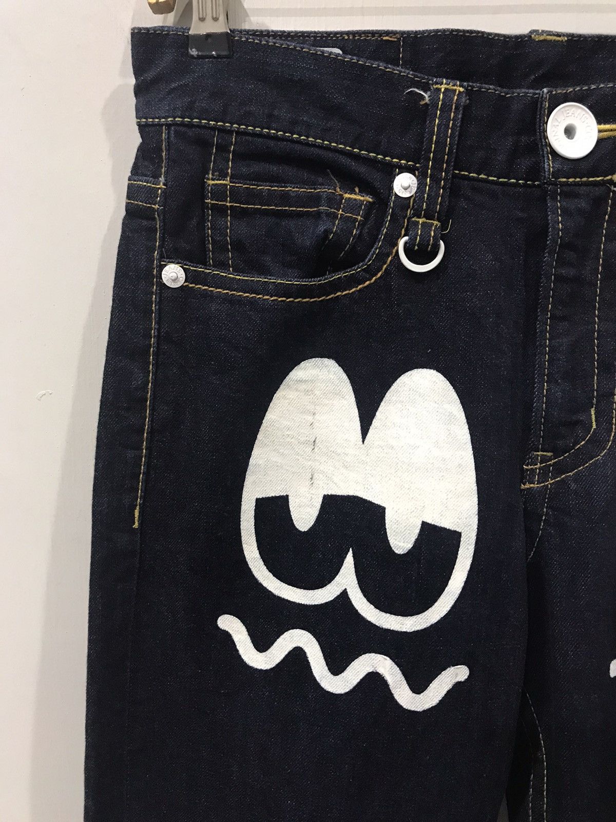 Japanese Brand CO&LU Japan Hysteric Twin Eyes Big Print Denim Size US 30 / EU 46 - 5 Thumbnail