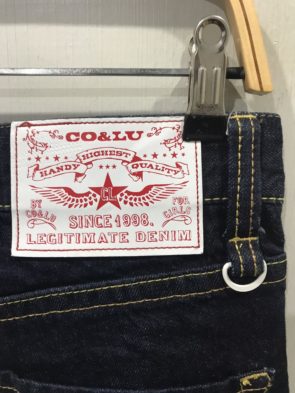 Japanese Brand CO&LU Japan Hysteric Twin Eyes Big Print Denim Size US 30 / EU 46 - 15 Thumbnail