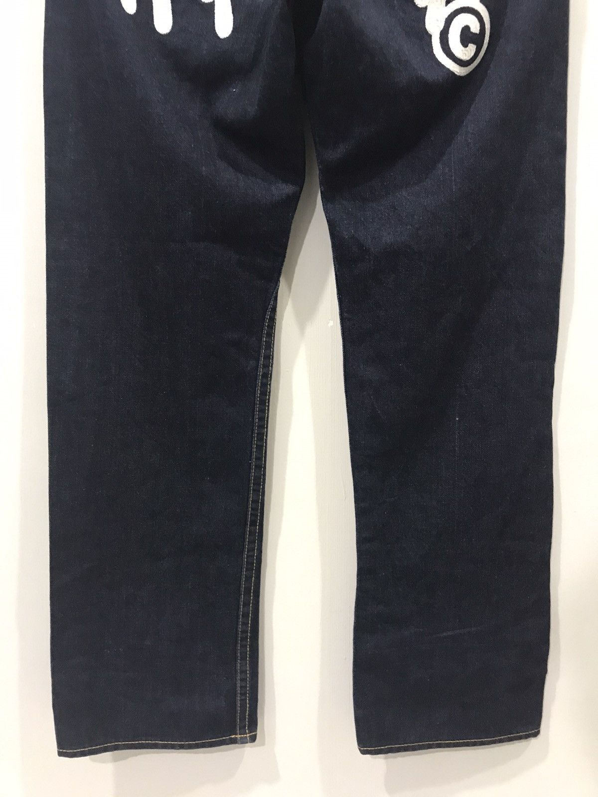 Japanese Brand CO&LU Japan Hysteric Twin Eyes Big Print Denim Size US 30 / EU 46 - 13 Thumbnail