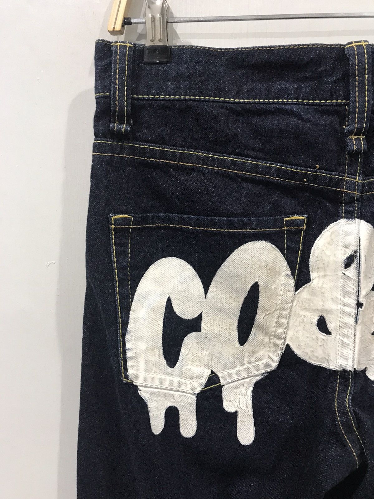 Japanese Brand CO&LU Japan Hysteric Twin Eyes Big Print Denim Size US 30 / EU 46 - 12 Thumbnail