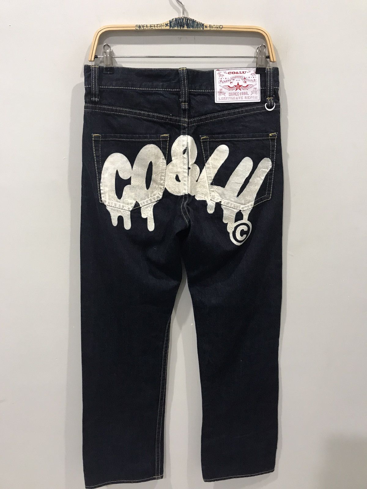 Japanese Brand CO&LU Japan Hysteric Twin Eyes Big Print Denim Size US 30 / EU 46 - 10 Thumbnail