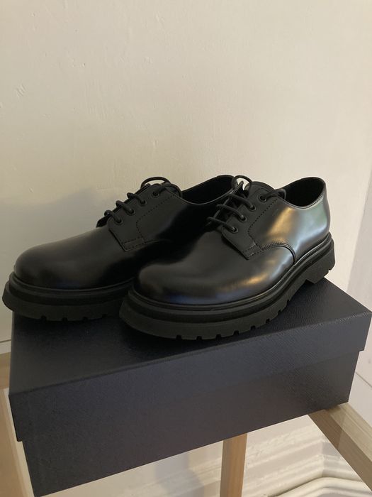 Prada discount spazzolato derby