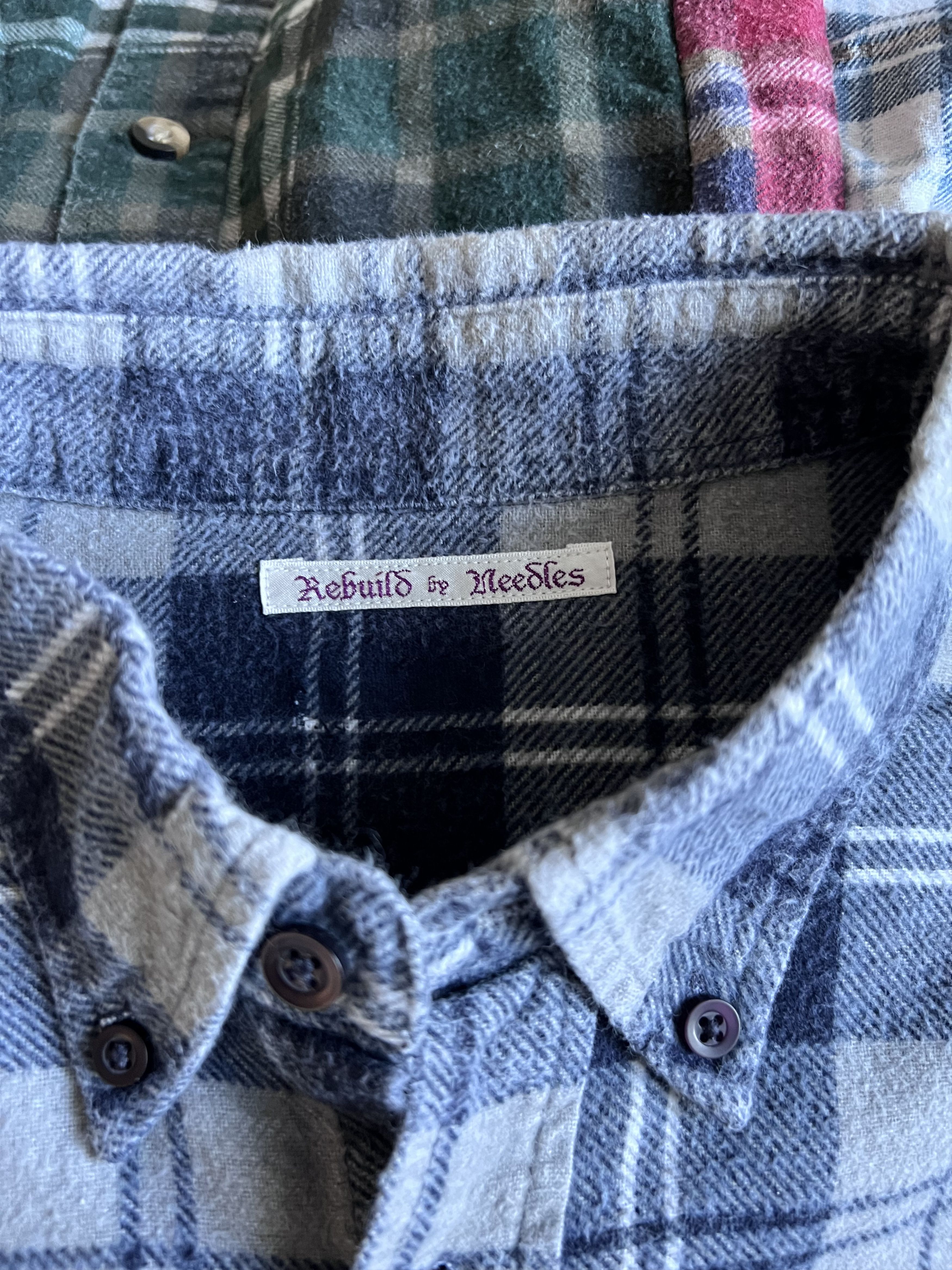Needles Needles Rebuild 7 Cut Flannel Wide Size US XL / EU 56 / 4 - 4 Thumbnail