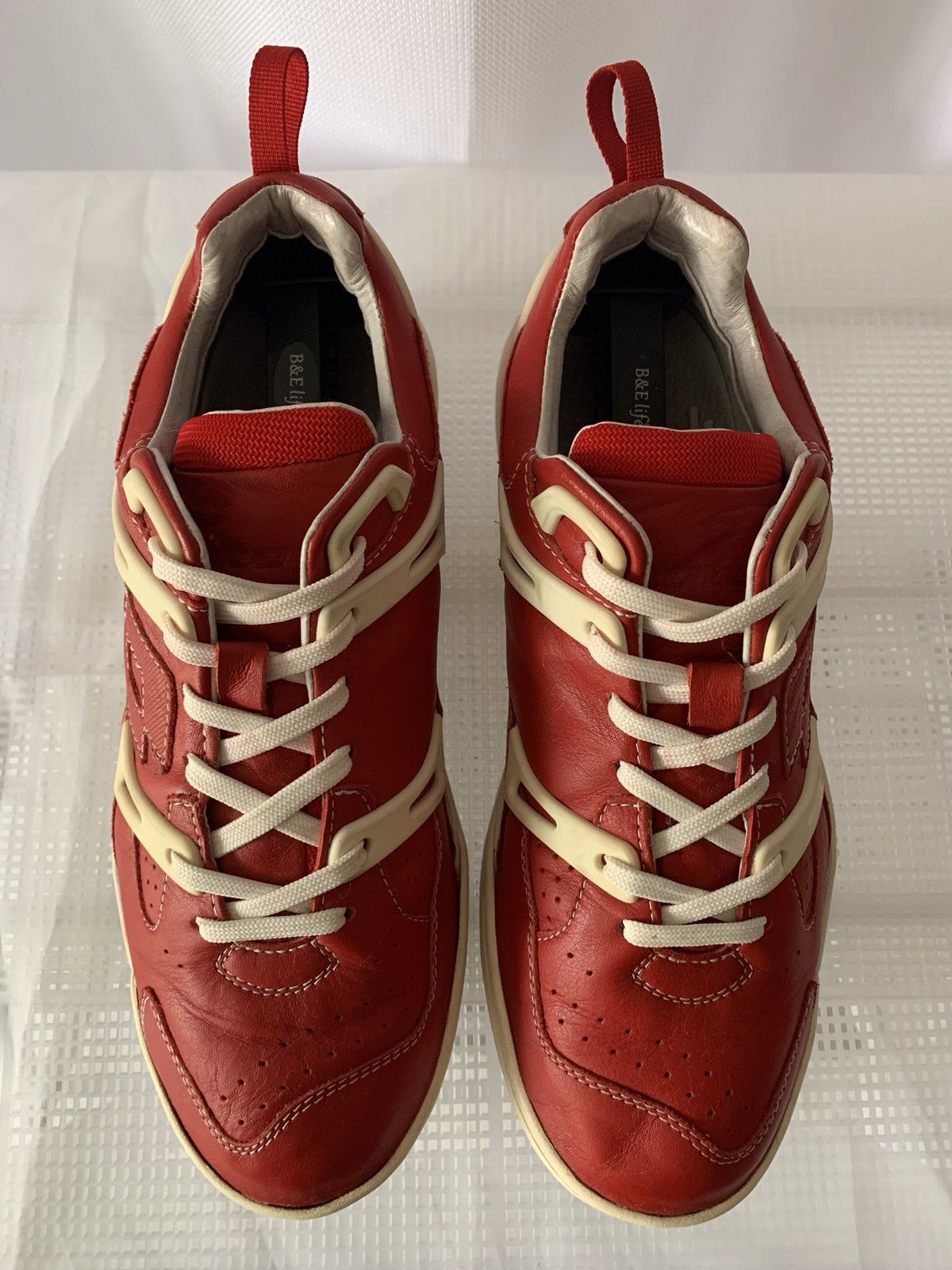 Damir Doma Lotto LOTTO x DAMIR DOMA Red White Leather Shoe Retro ITALY 42 27 Grailed