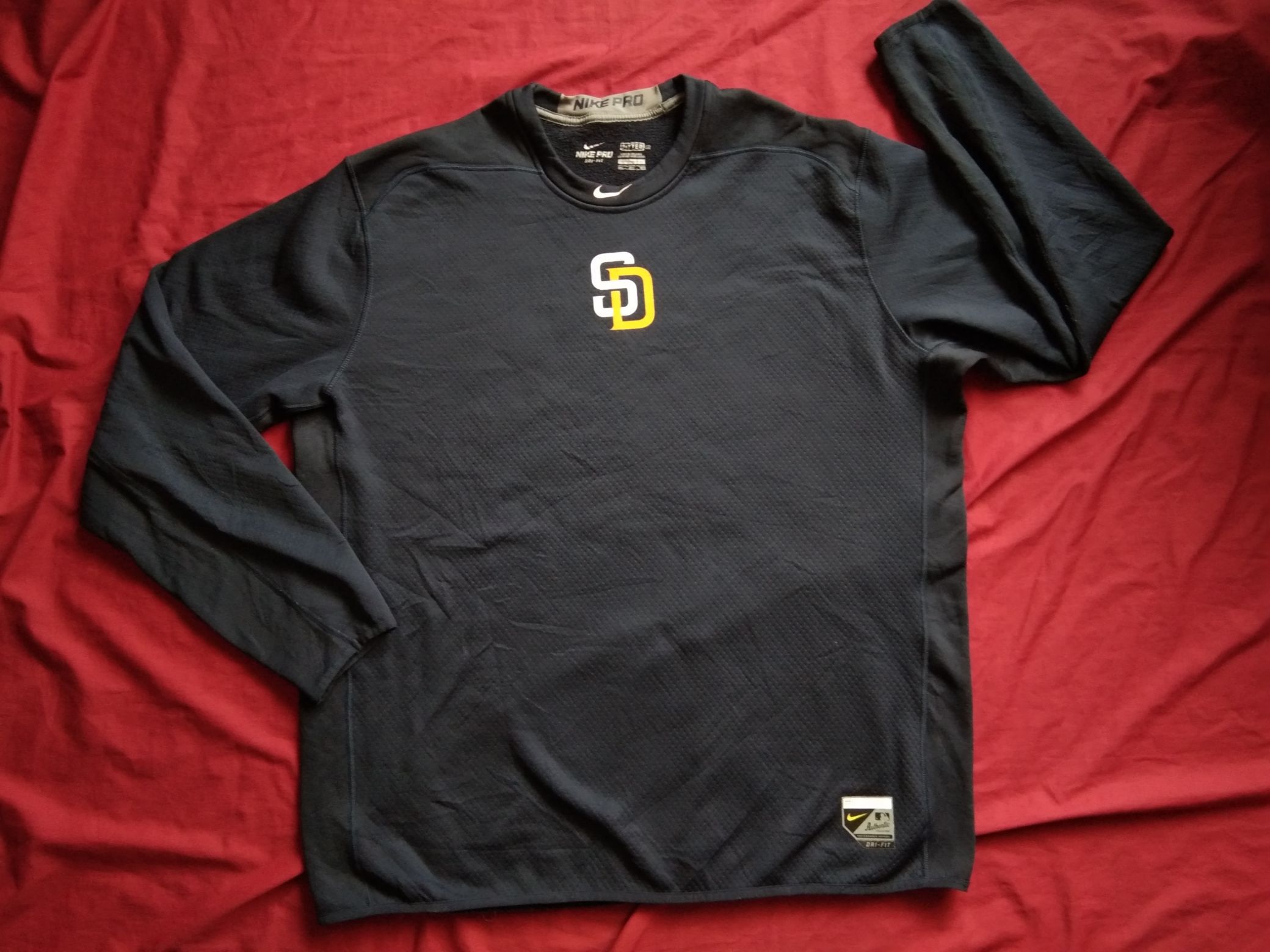 MLB × Nike Nike Pro Hyperwarm MLB San Diego Padres sweatshirt Size US XXL / EU 58 / 5 - 2 Thumbnail