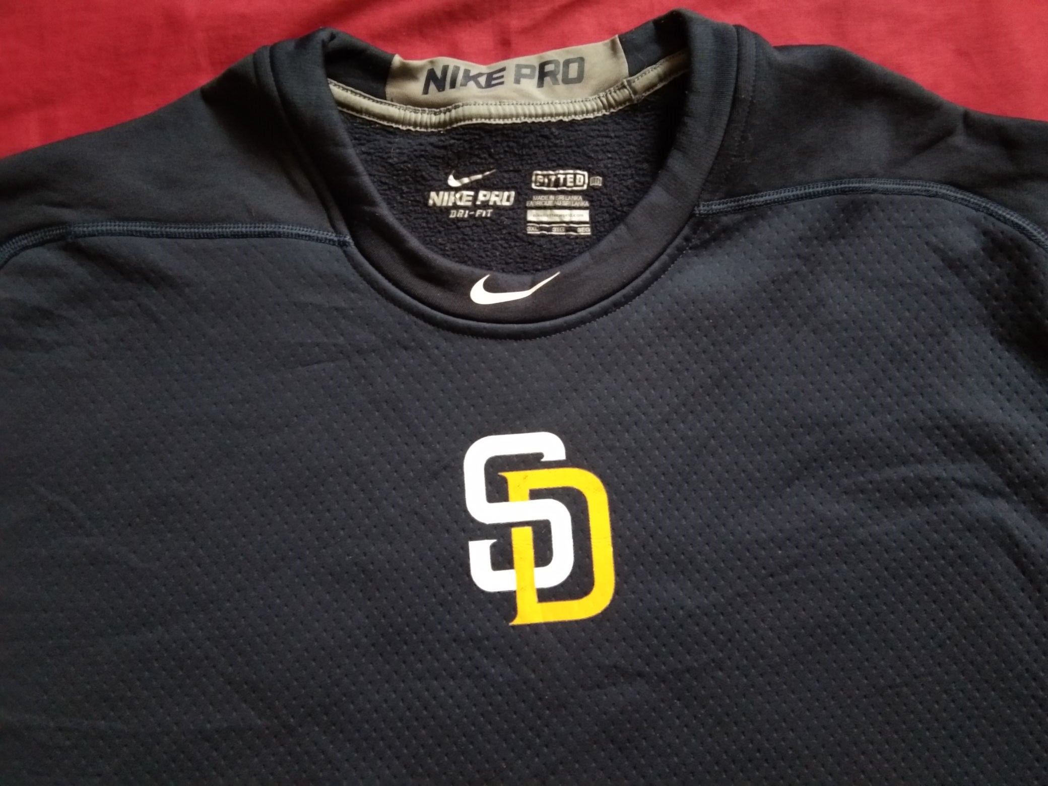 MLB × Nike Nike Pro Hyperwarm MLB San Diego Padres sweatshirt Size US XXL / EU 58 / 5 - 1 Thumbnail