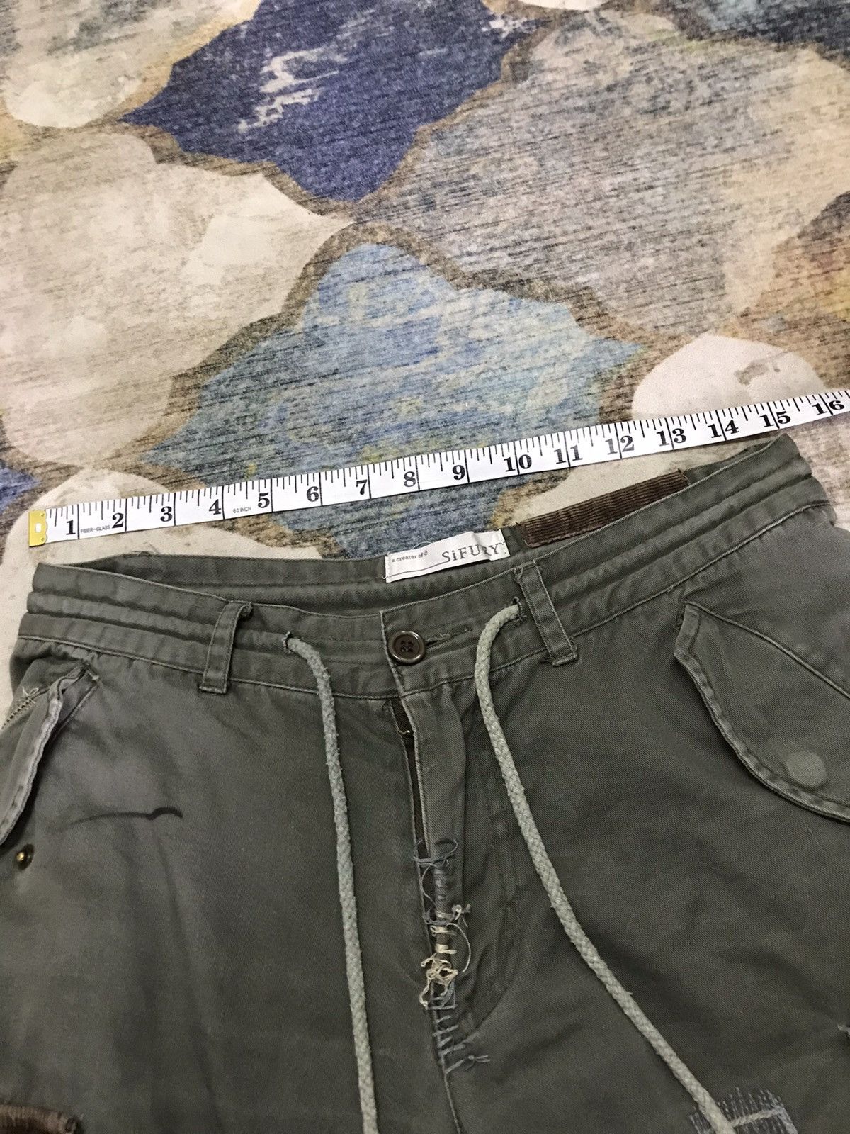 Japanese Brand × Seditionaries × Sifury Vintage OG Sifury Seditionaries Bondage Cargo Pant Size US 30 / EU 46 - 12 Thumbnail