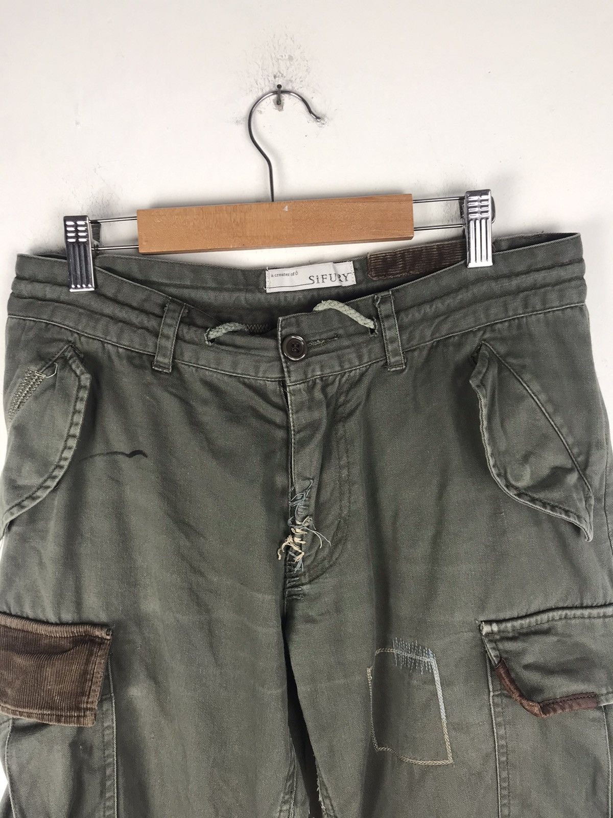 Japanese Brand × Seditionaries × Sifury Vintage OG Sifury Seditionaries Bondage Cargo Pant Size US 30 / EU 46 - 6 Thumbnail