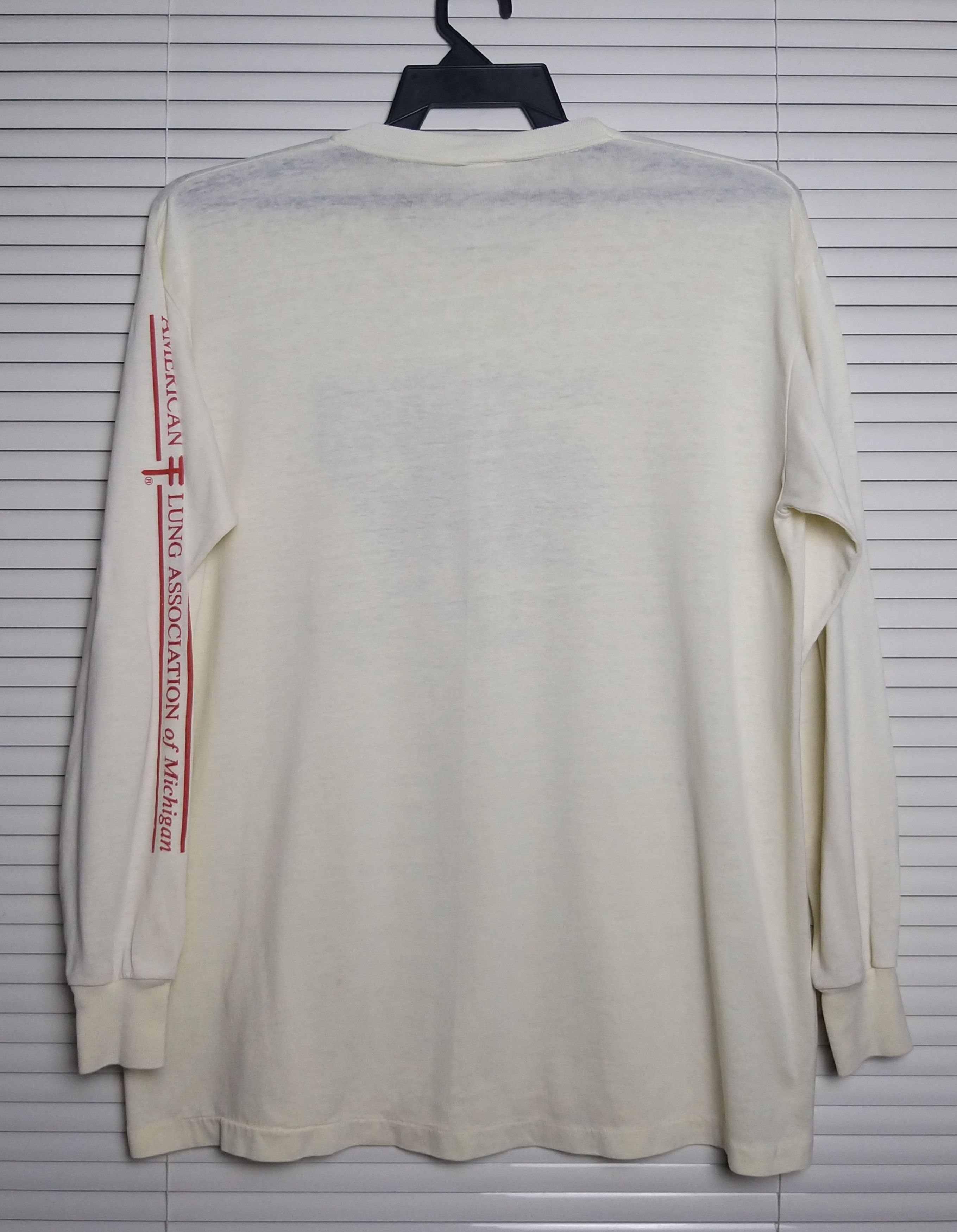 Vintage RARE🔥🔥VTG 80'S MICHIGAN BIG 10 RUN NIKE SHOES L/S SHIRT Size US L / EU 52-54 / 3 - 4 Thumbnail
