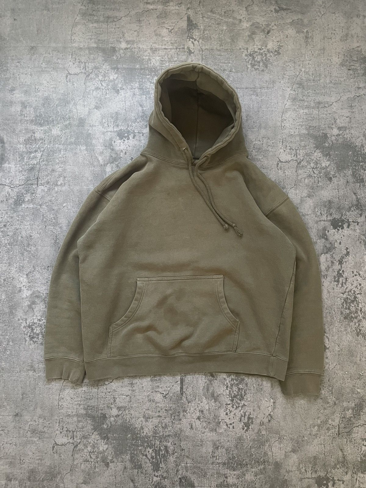 Pre-owned Archival Clothing X Vintage 1990s Earth Tone Essential Hoodie In Burnt Olive