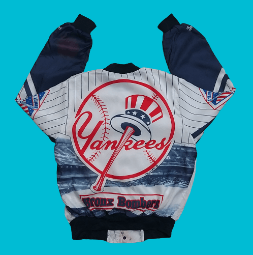 VINTAGE 80'S CHALK LINE NEW YORK YANKEES FANIMATION JACKET