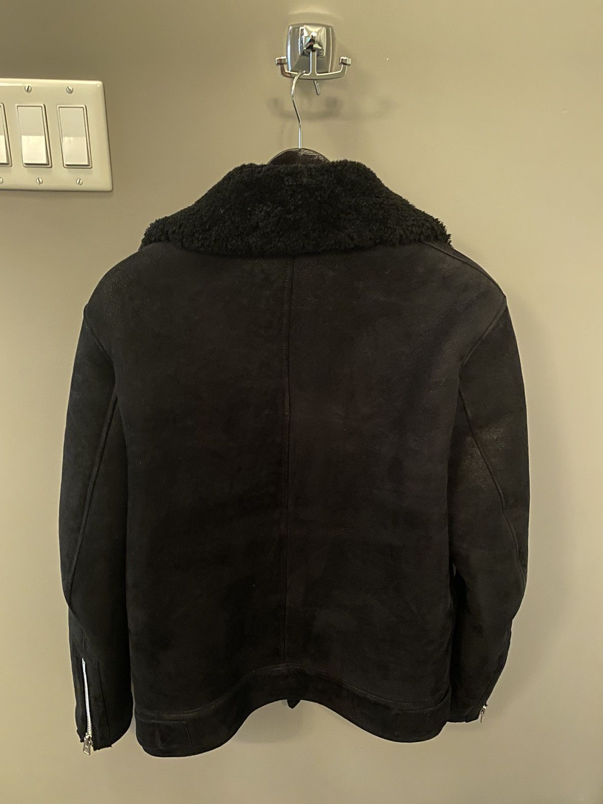 Allsaints Myres Shearling Biker Jacket Grailed
