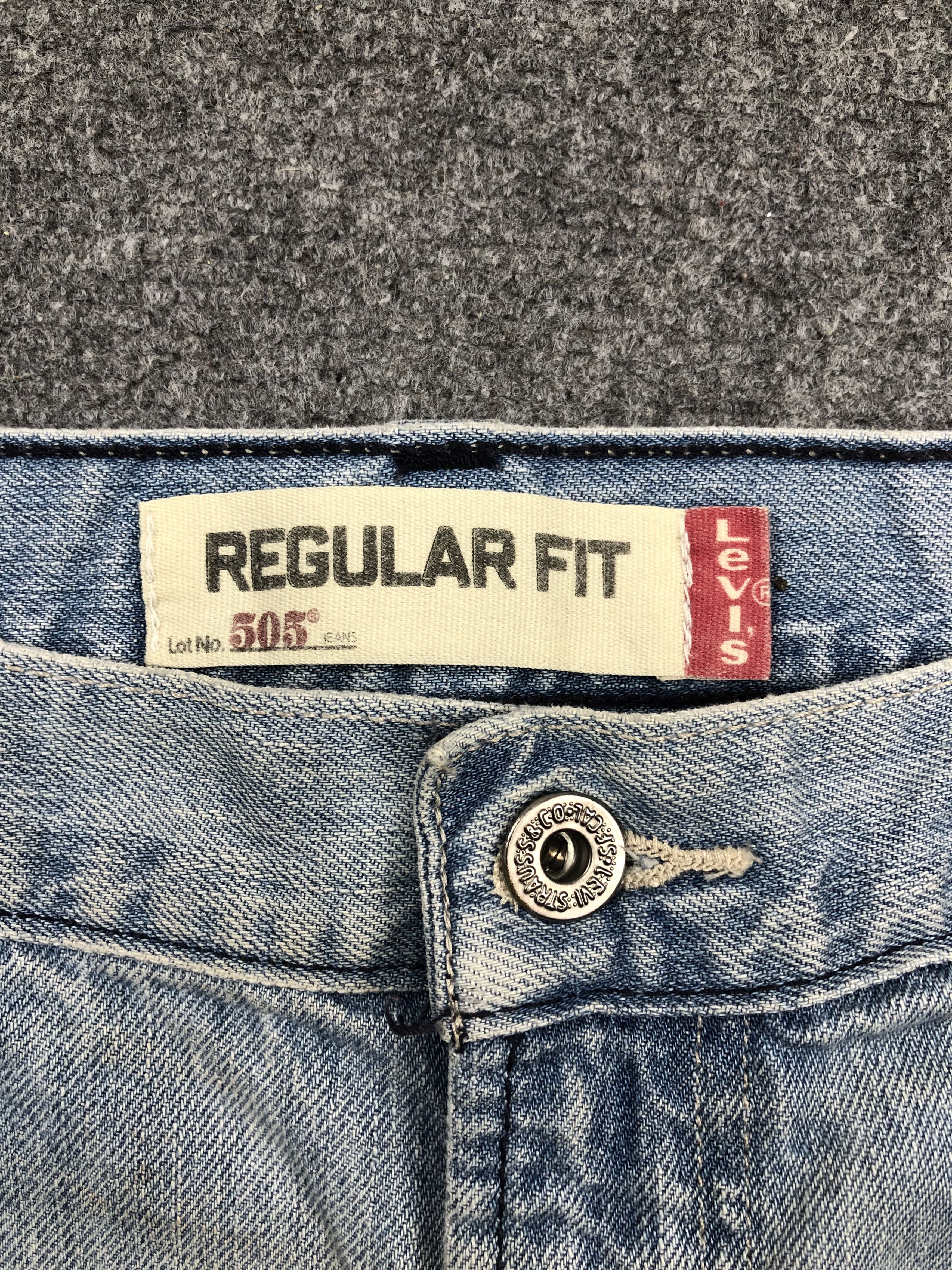 Levi's Vintage Levis 505 Light Wash Jeans DP1627 Size US 38 / EU 54 - 7 Thumbnail