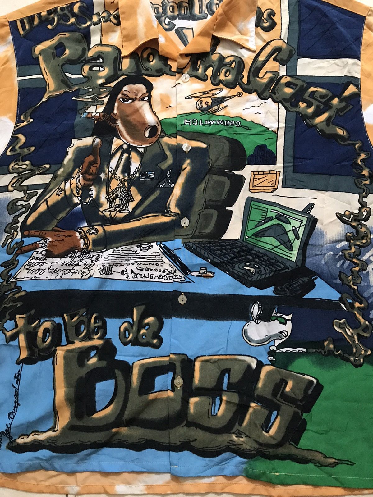 Snoop Dogg × Vintage Vintage Snoop Dogg Full Print Button Ups Size US XXL / EU 58 / 5 - 3 Thumbnail