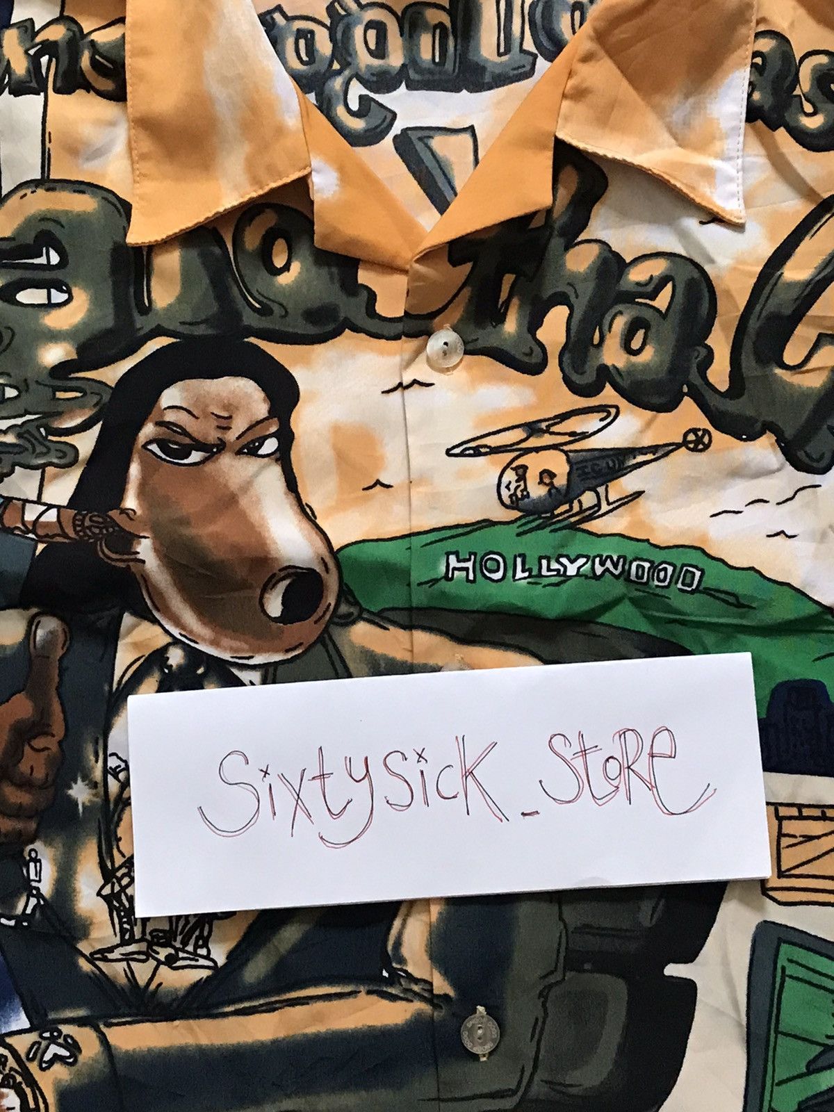 Snoop Dogg × Vintage Vintage Snoop Dogg Full Print Button Ups Size US XXL / EU 58 / 5 - 11 Thumbnail