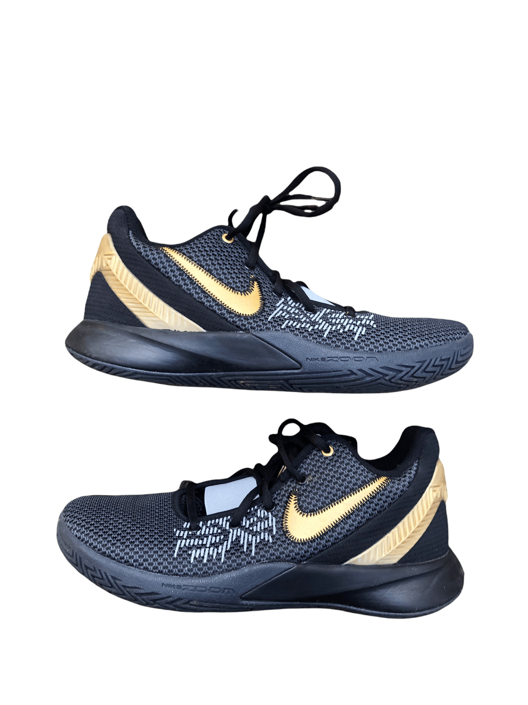 RARE Nike Kyrie Flytrap II Black/Gold Size