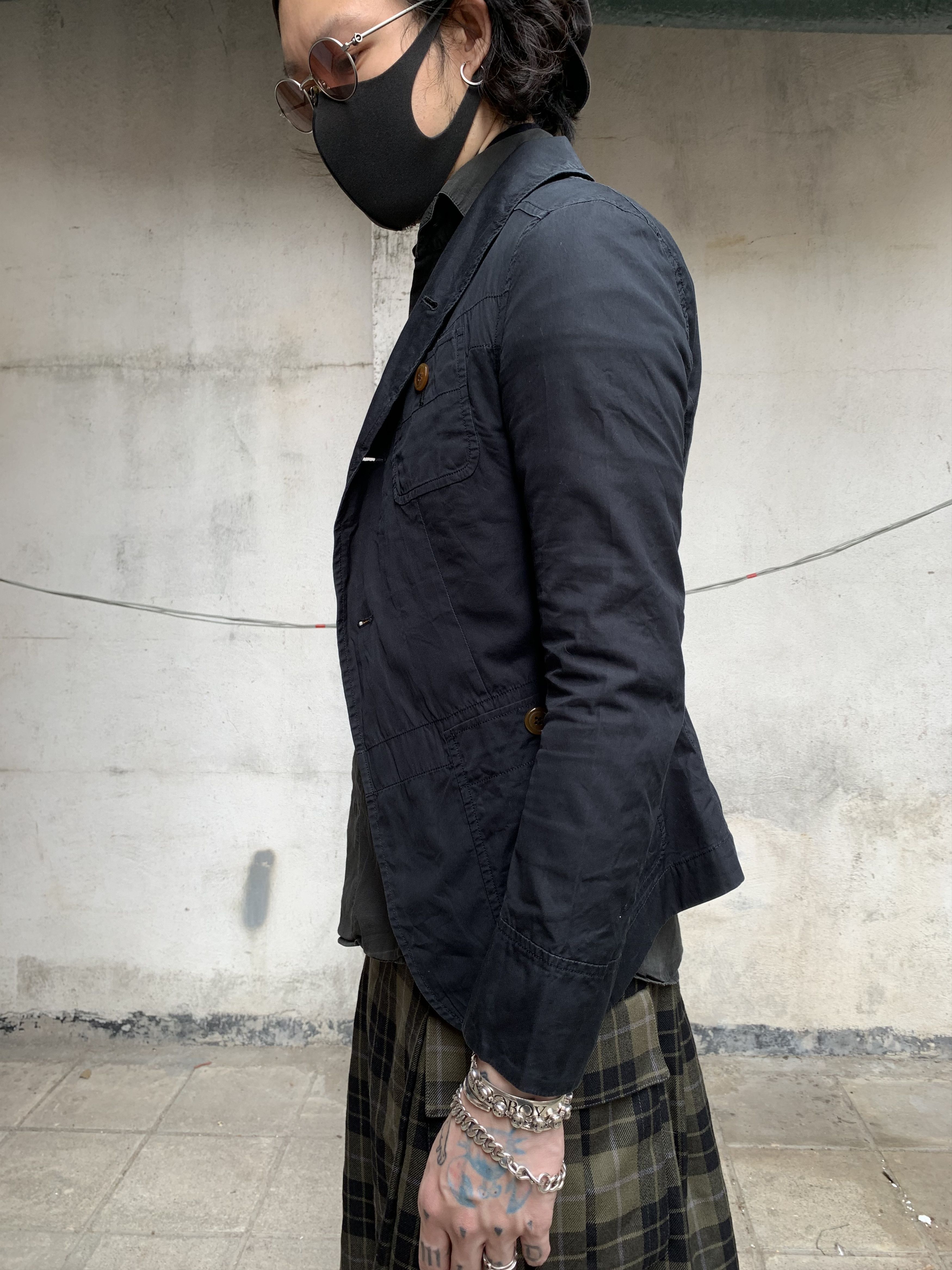 MAN Line Black Blazer Jacket JP Version