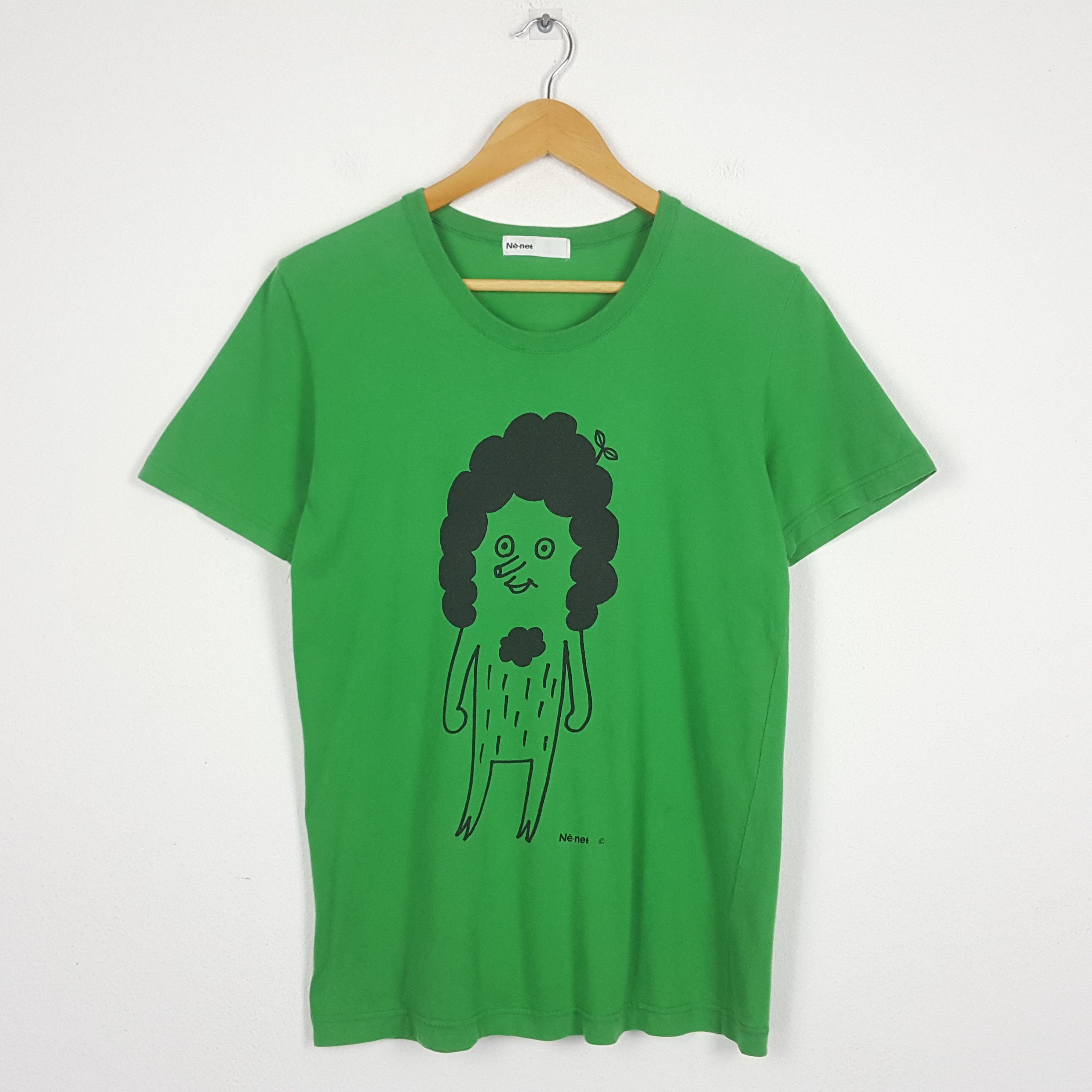 Vintage Ne-net by issey miyake design t-shirt made Japan