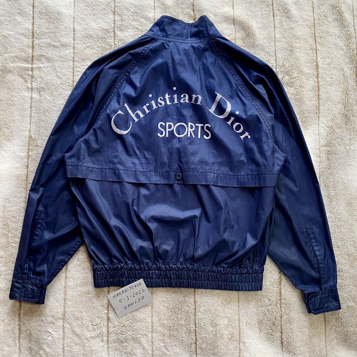 Dior Vintage Christian Dior Sports Logo bomber jacket windbreaker | Grailed