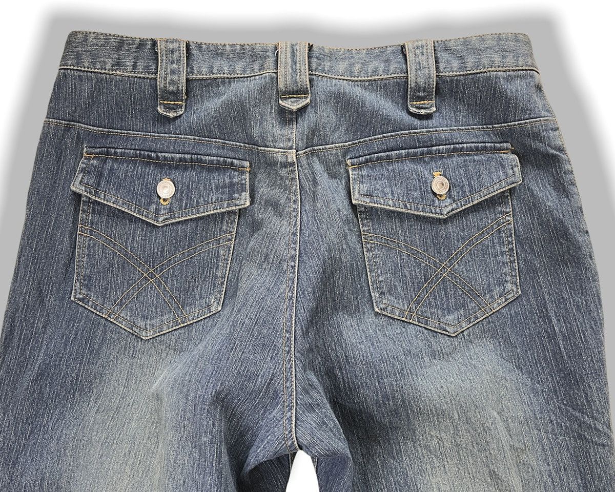 Japanese Brand FRONT POCKETS DENIM JEANS UNBRANDED JAPANESE BOOT CUT Size US 34 / EU 50 - 10 Thumbnail