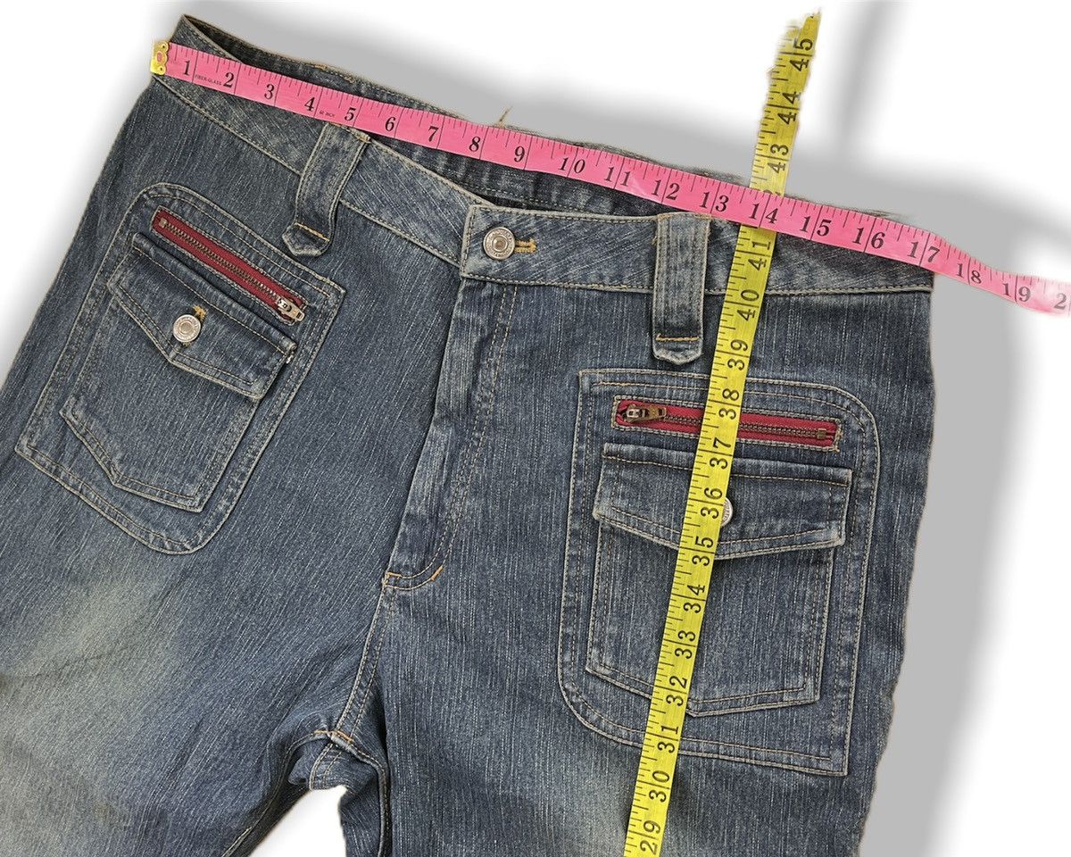 Japanese Brand FRONT POCKETS DENIM JEANS UNBRANDED JAPANESE BOOT CUT Size US 34 / EU 50 - 2 Thumbnail
