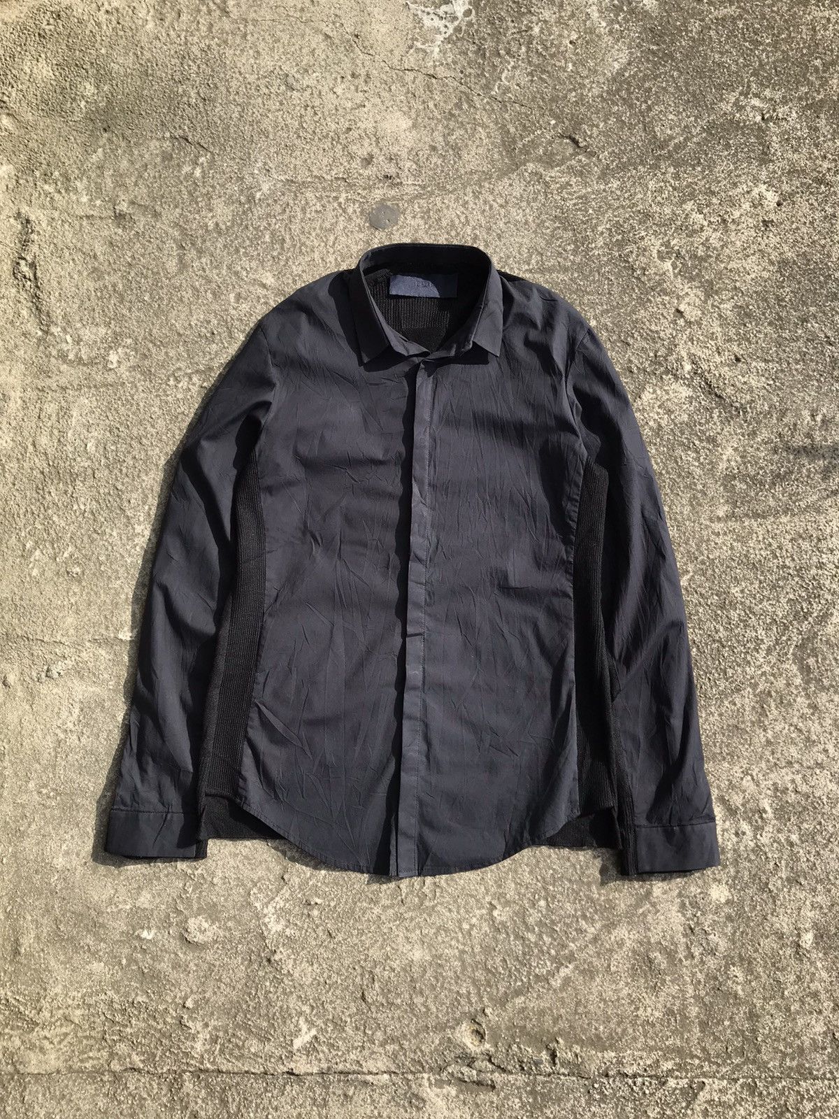 Designer × Juun.J Hybrid Button Shirt and Knit Size US M / EU 48-50 / 2 - 2 Thumbnail