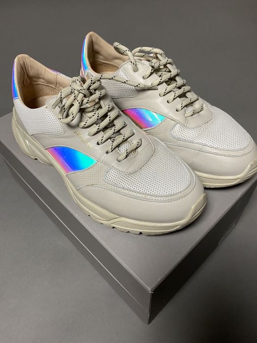 Axel Arigato Axel Arigato Tech Runner rainbow beige sneakers Grailed