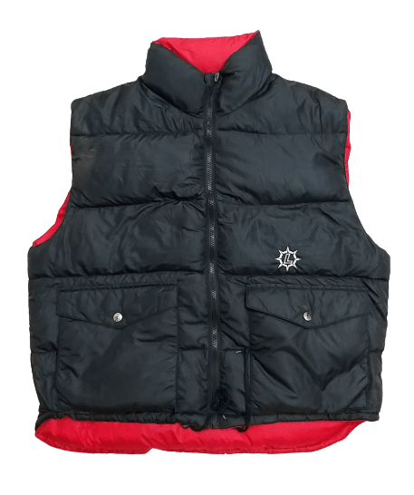 VINTAGE LEYTON HOUSE RACING TEAM REVERSIBLE PUFFER VEST