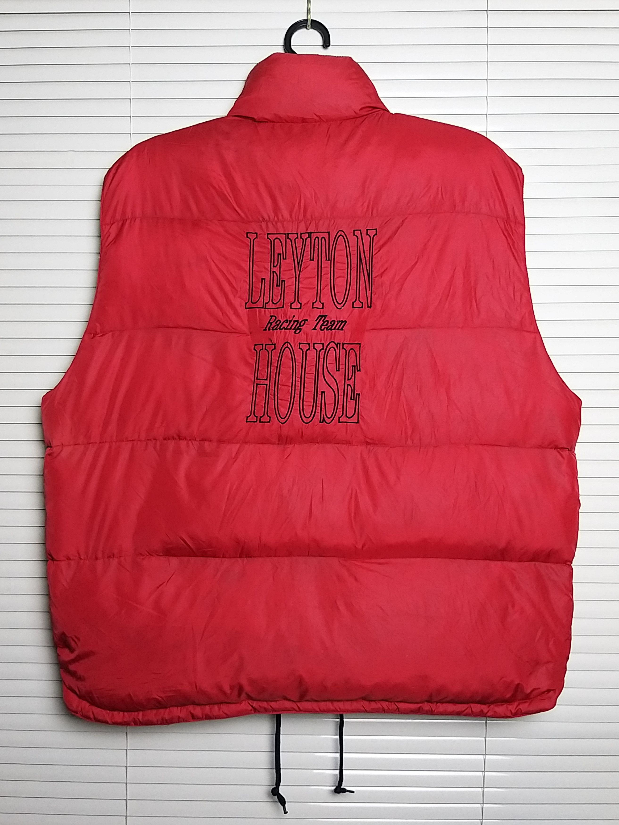 VINTAGE LEYTON HOUSE RACING TEAM REVERSIBLE PUFFER VEST