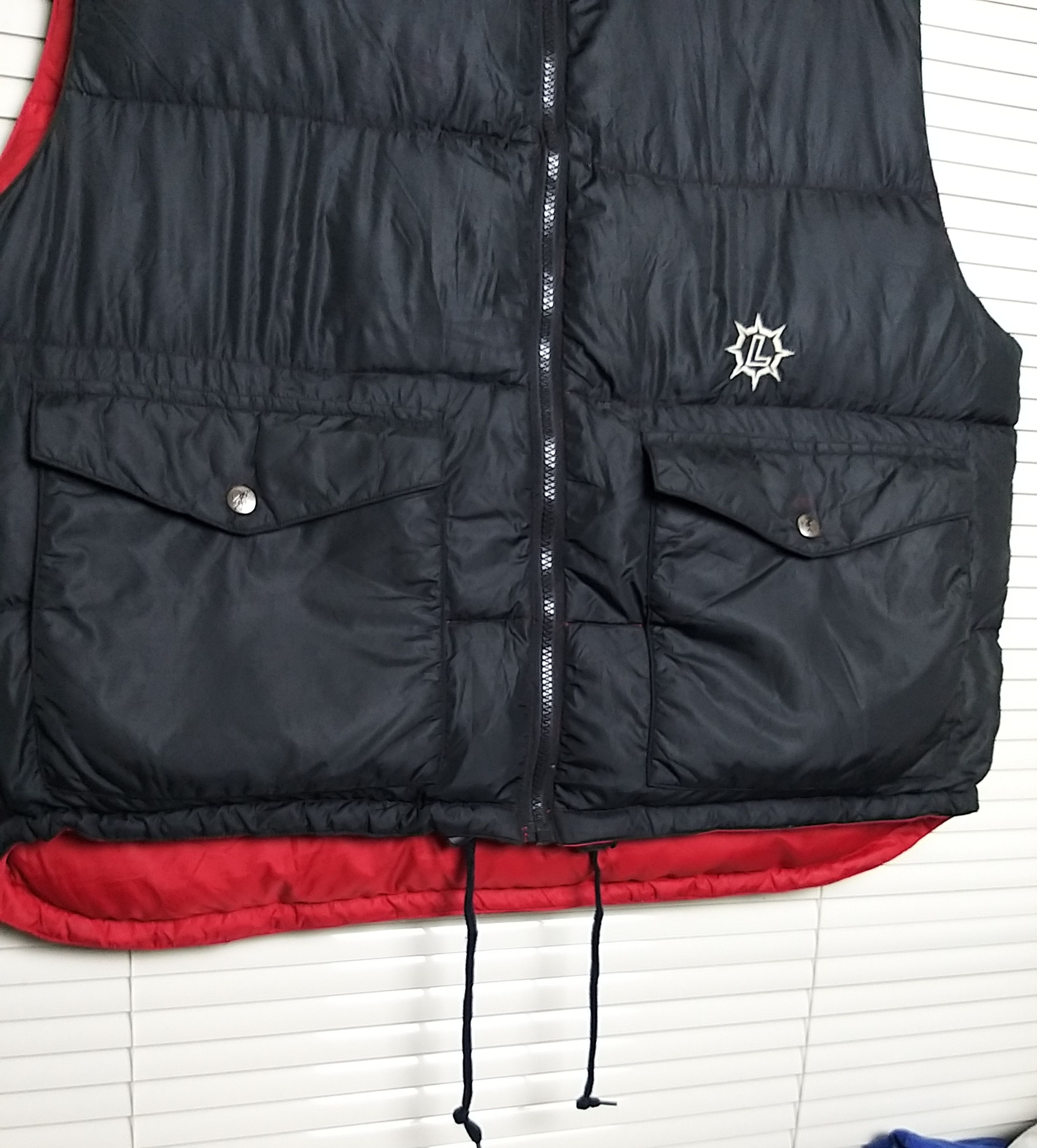 VINTAGE LEYTON HOUSE RACING TEAM REVERSIBLE PUFFER VEST