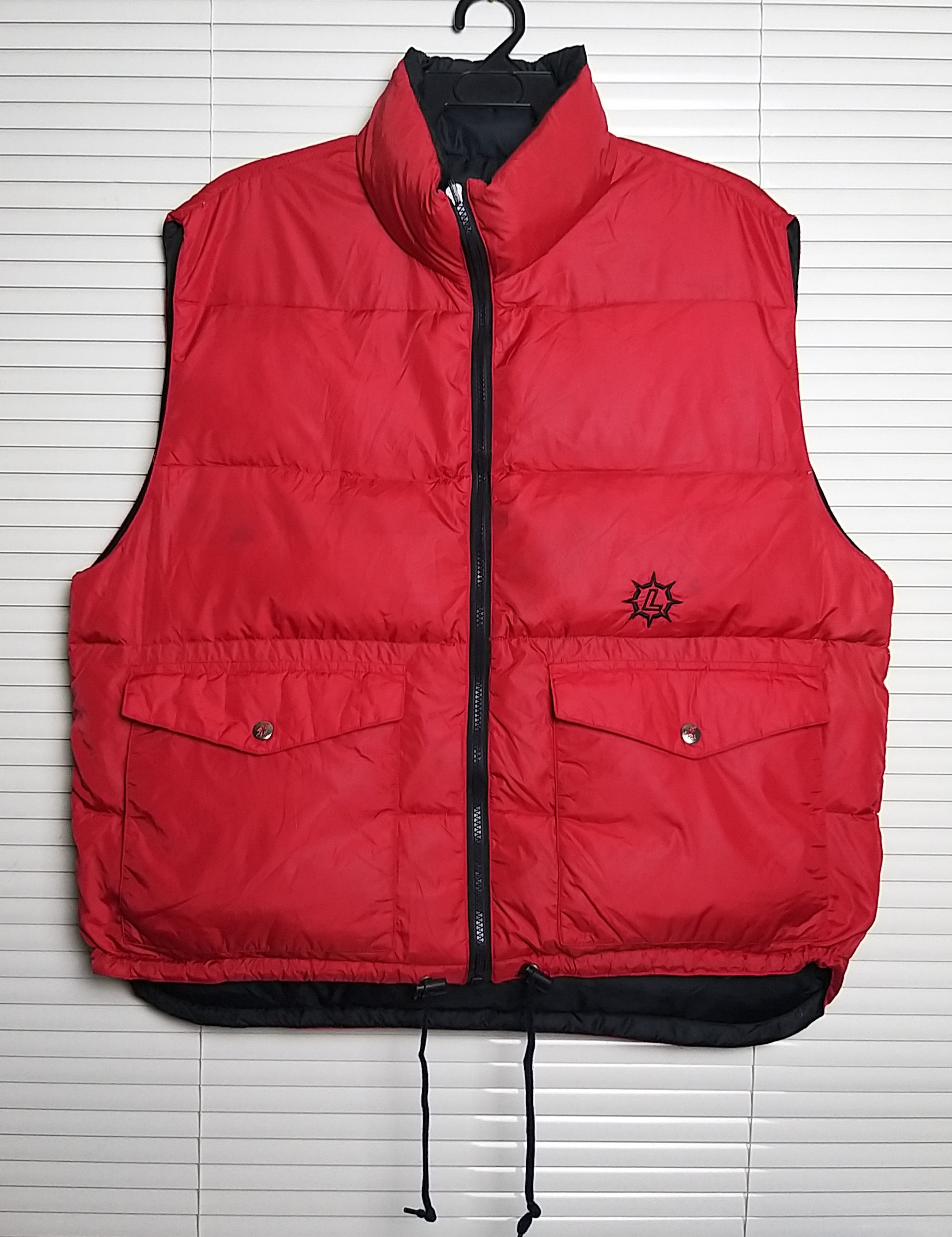 VINTAGE LEYTON HOUSE RACING TEAM REVERSIBLE PUFFER VEST