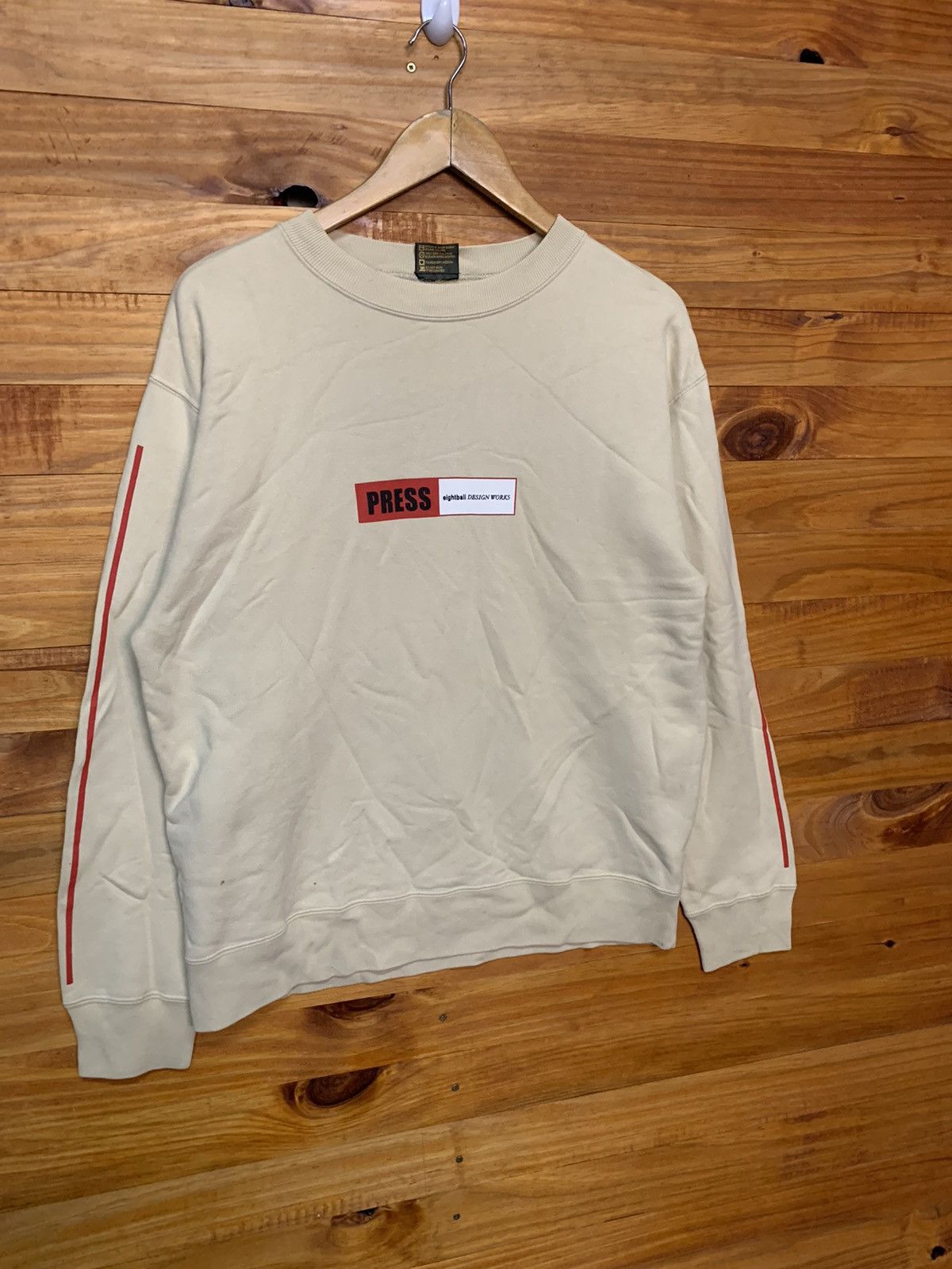 Other Vintage Eightball Press Design Work Skateboard Sweatshirts Size US M / EU 48-50 / 2 - 3 Thumbnail