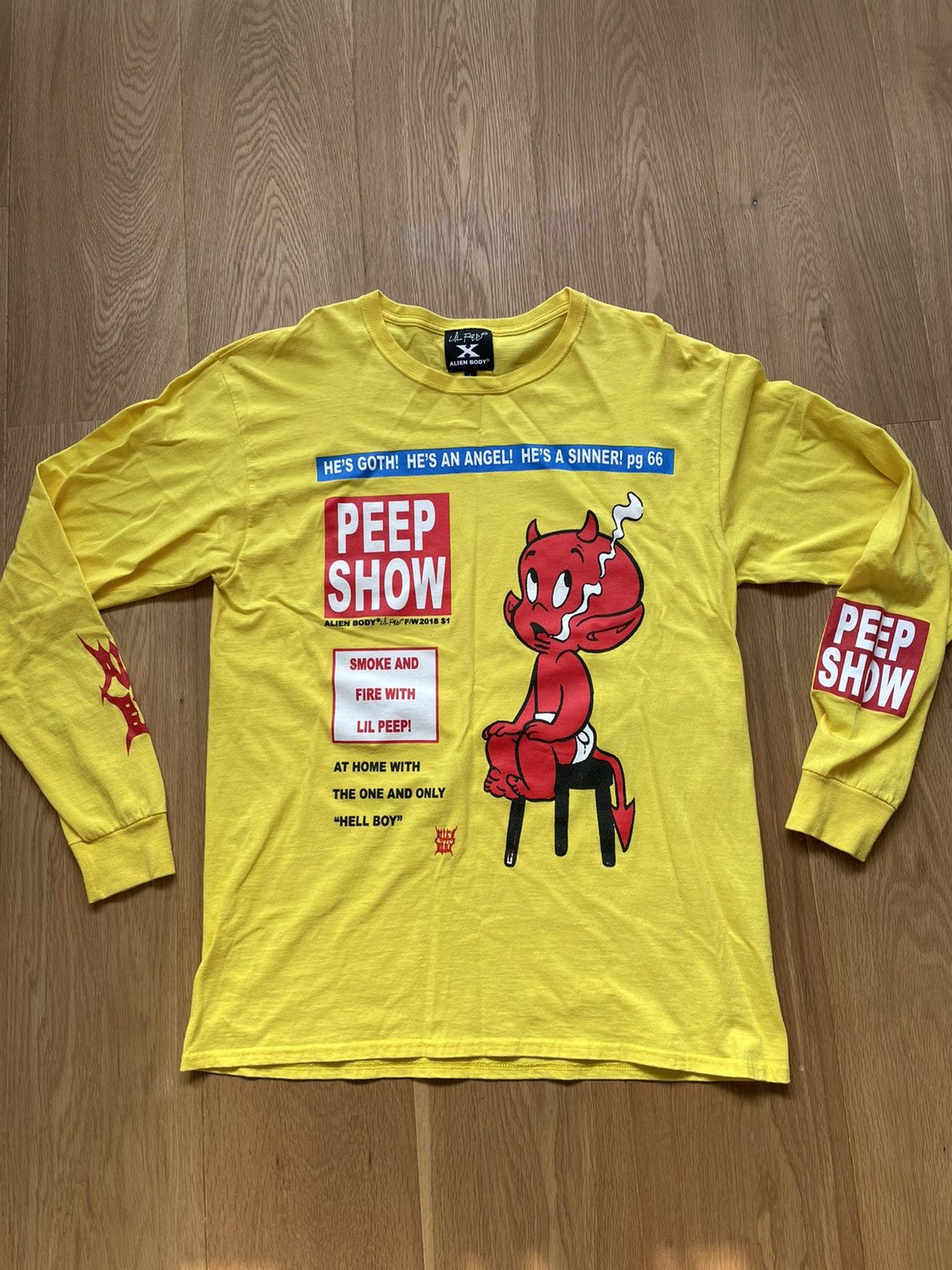 LiL PEEP x ALIEN BODY PEEP SHOW Longsleeve Shirt