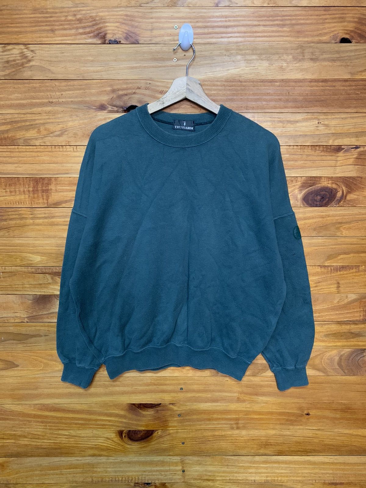 Trussardi Vintage Trussardi Spell Out Sweatshirts Size US M / EU 48-50 / 2 - 6 Thumbnail