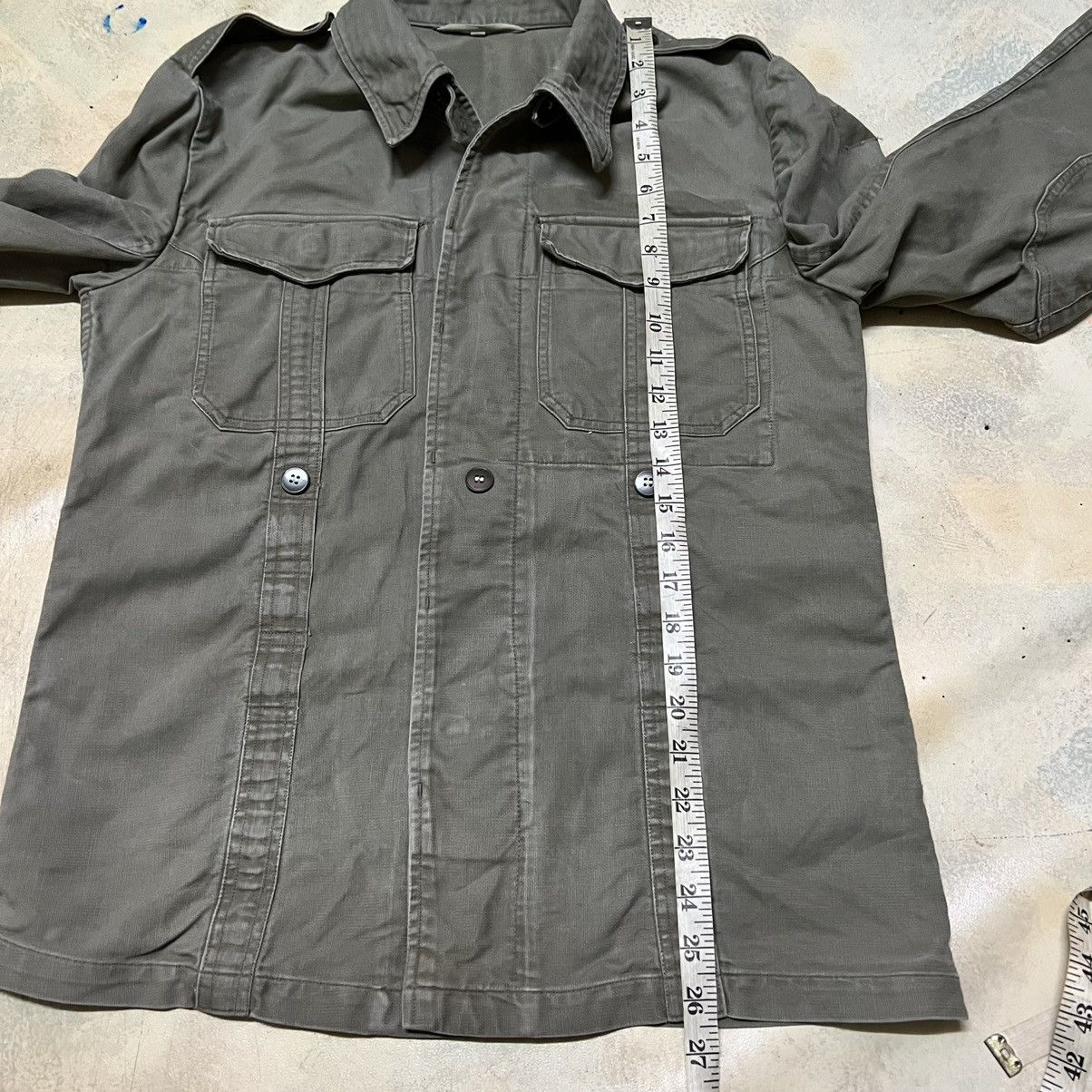Other Vintage Military Army Issue Button Up Shirt Size US M / EU 48-50 / 2 - 5 Thumbnail