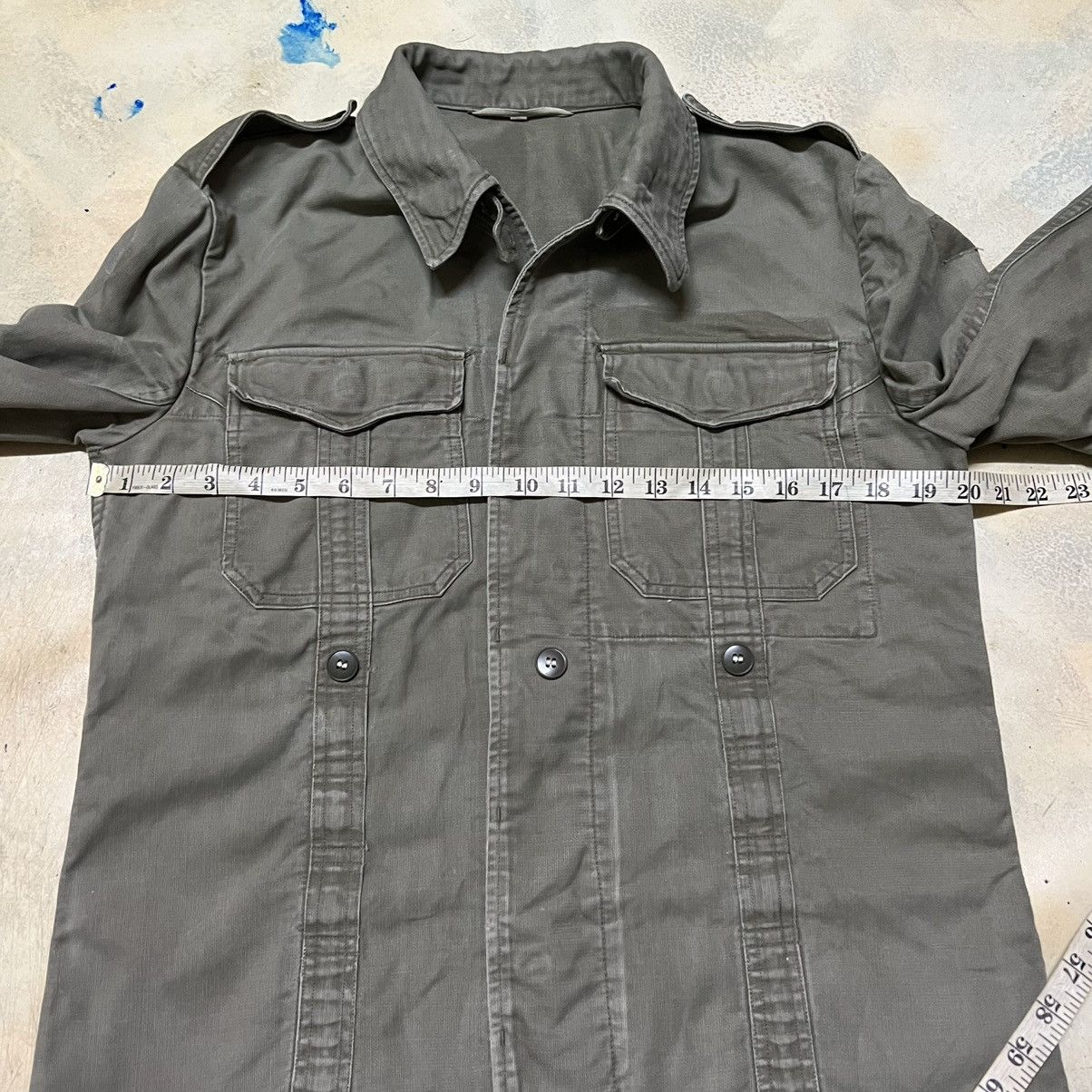 Other Vintage Military Army Issue Button Up Shirt Size US M / EU 48-50 / 2 - 3 Thumbnail