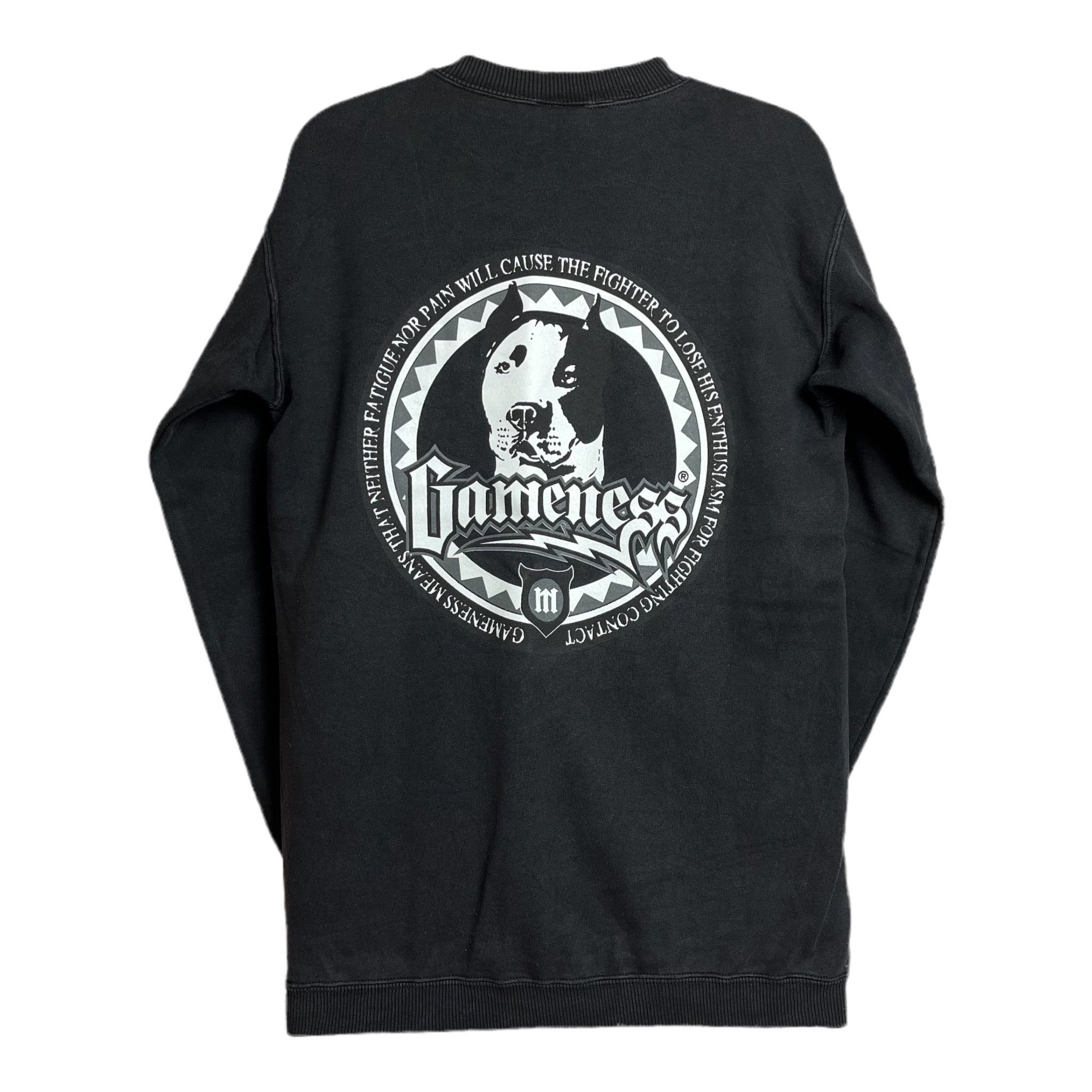 Other × Vintage Pit Bull Gameness black crewneck sweatshirt