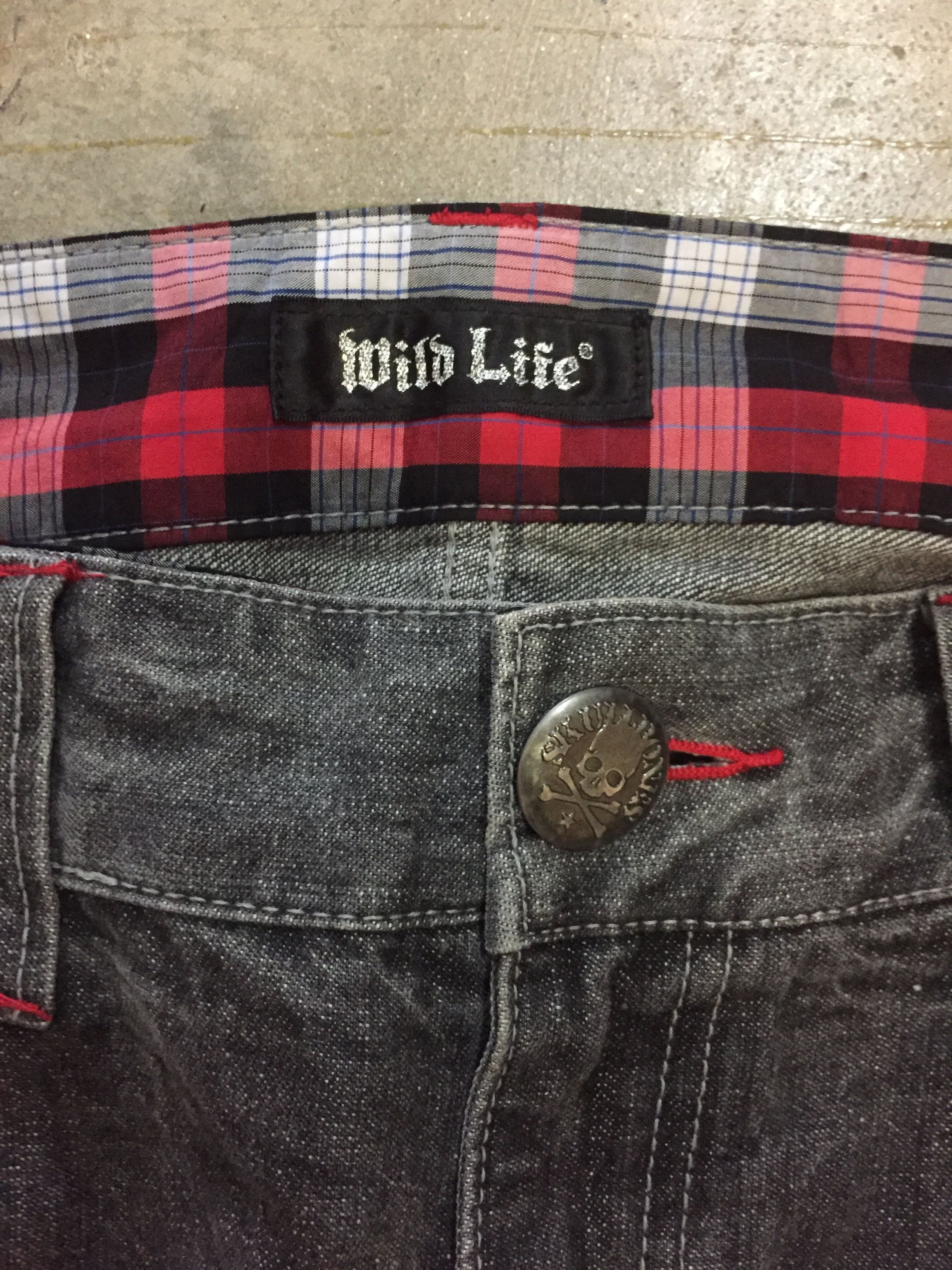 Japanese Brand Japanese Brand Wild Life cross poem stone wash denim Size US 34 / EU 50 - 8 Thumbnail