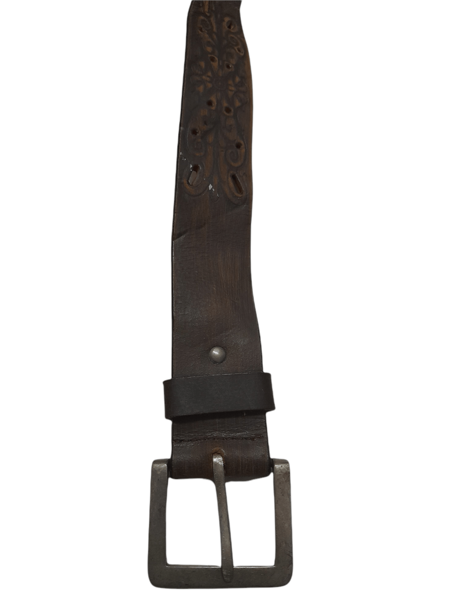 Branded Leather KOOLHAAS Leather Art Belt (D825) Size ONE SIZE - 6 Thumbnail