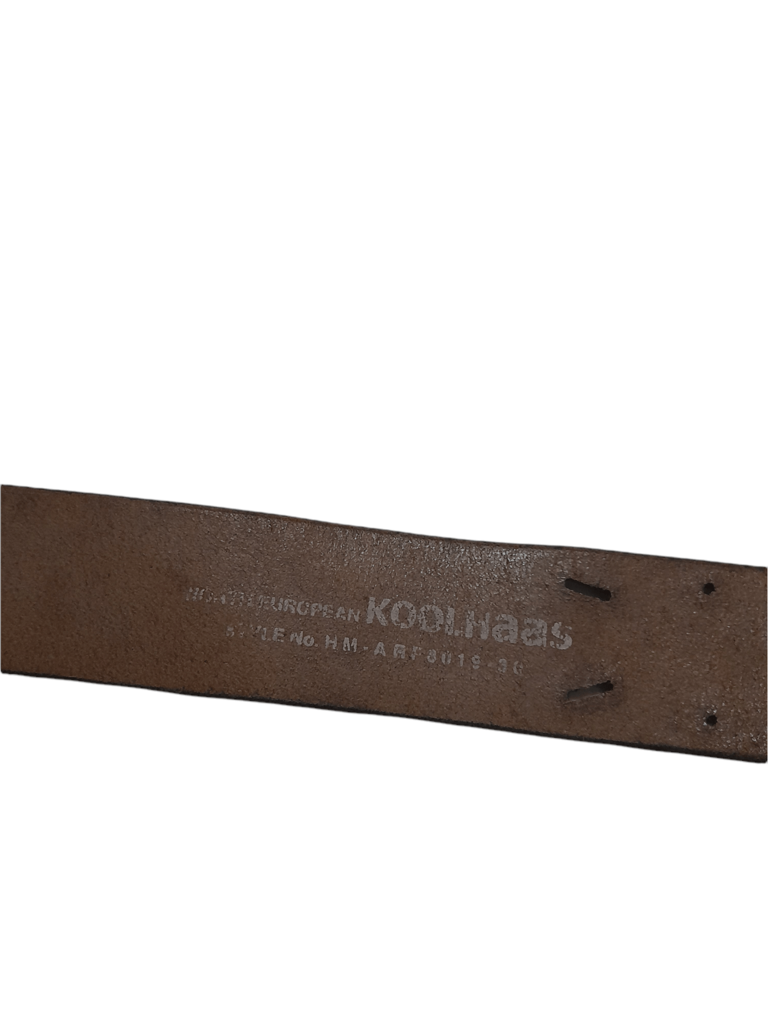 Branded Leather KOOLHAAS Leather Art Belt (D825) Size ONE SIZE - 7 Thumbnail