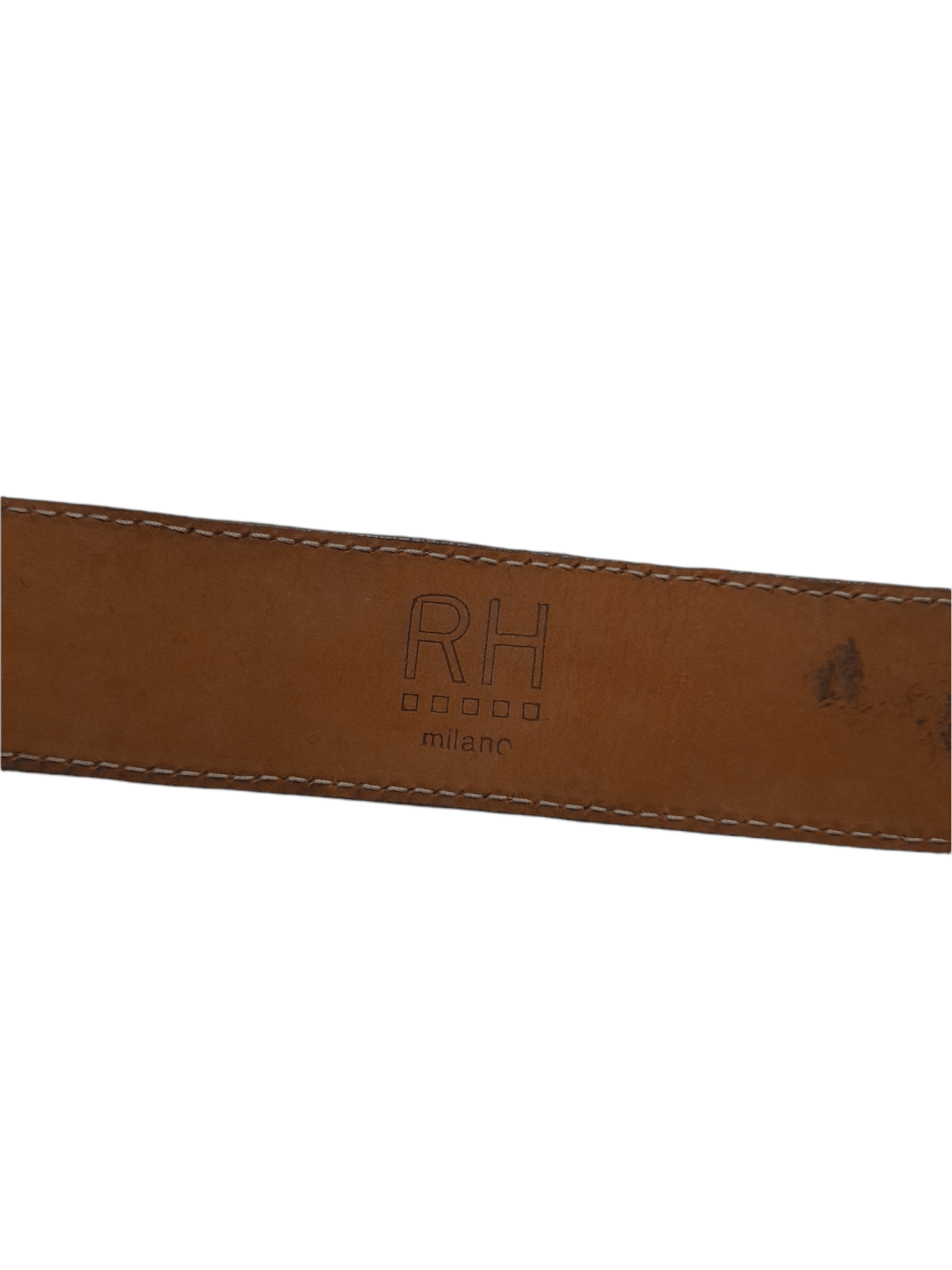 Genuine Leather RH Milano Reptile Crocodile Leather Belt (D826) Size ONE SIZE - 6 Thumbnail