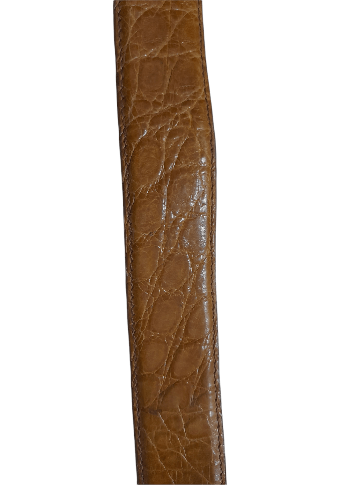 Genuine Leather RH Milano Reptile Crocodile Leather Belt (D826) Size ONE SIZE - 4 Thumbnail