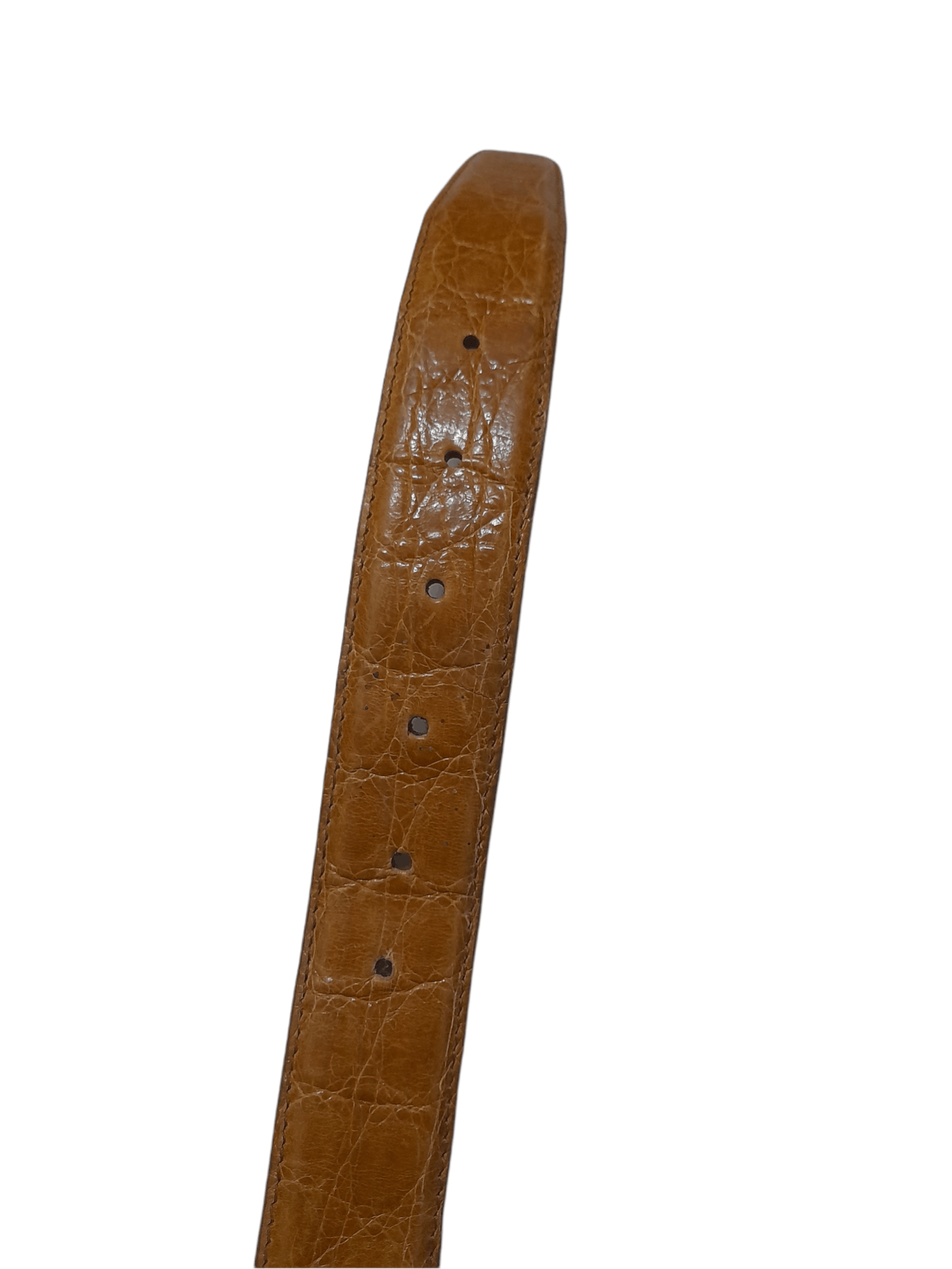 Genuine Leather RH Milano Reptile Crocodile Leather Belt (D826) Size ONE SIZE - 5 Thumbnail