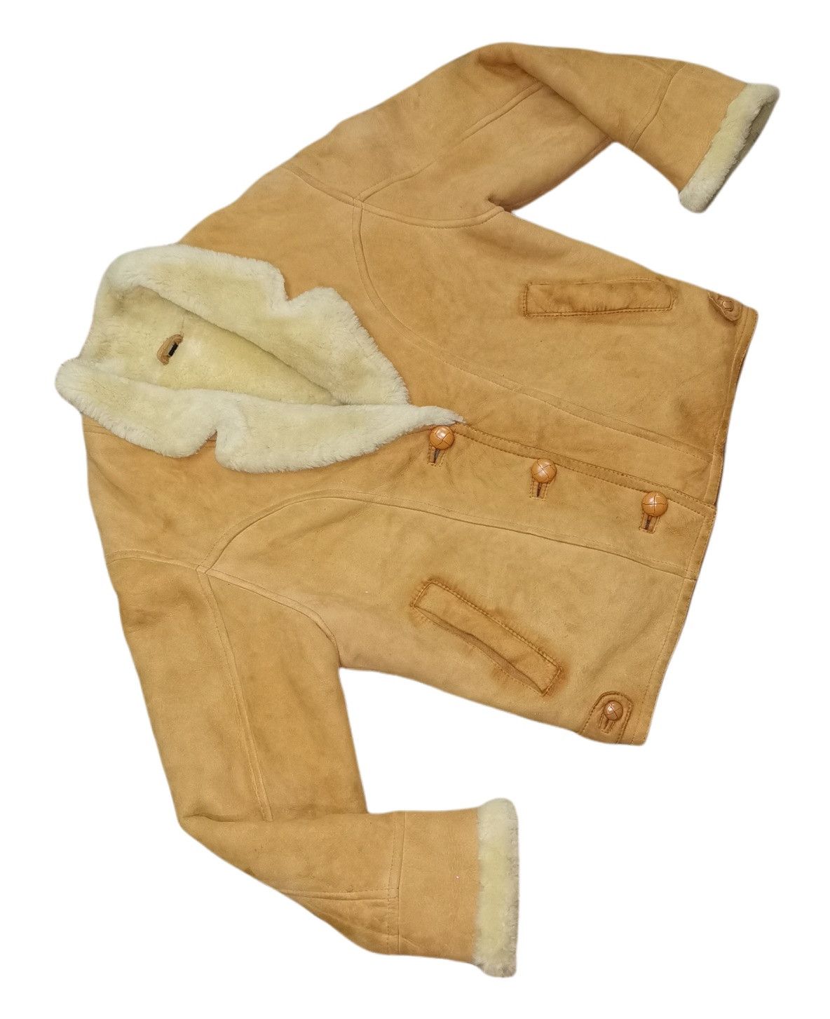 Japanese Brand Mia Carma Nichiwa Sheepskin Shearling Jacket Size US S / EU 44-46 / 1 - 5 Thumbnail