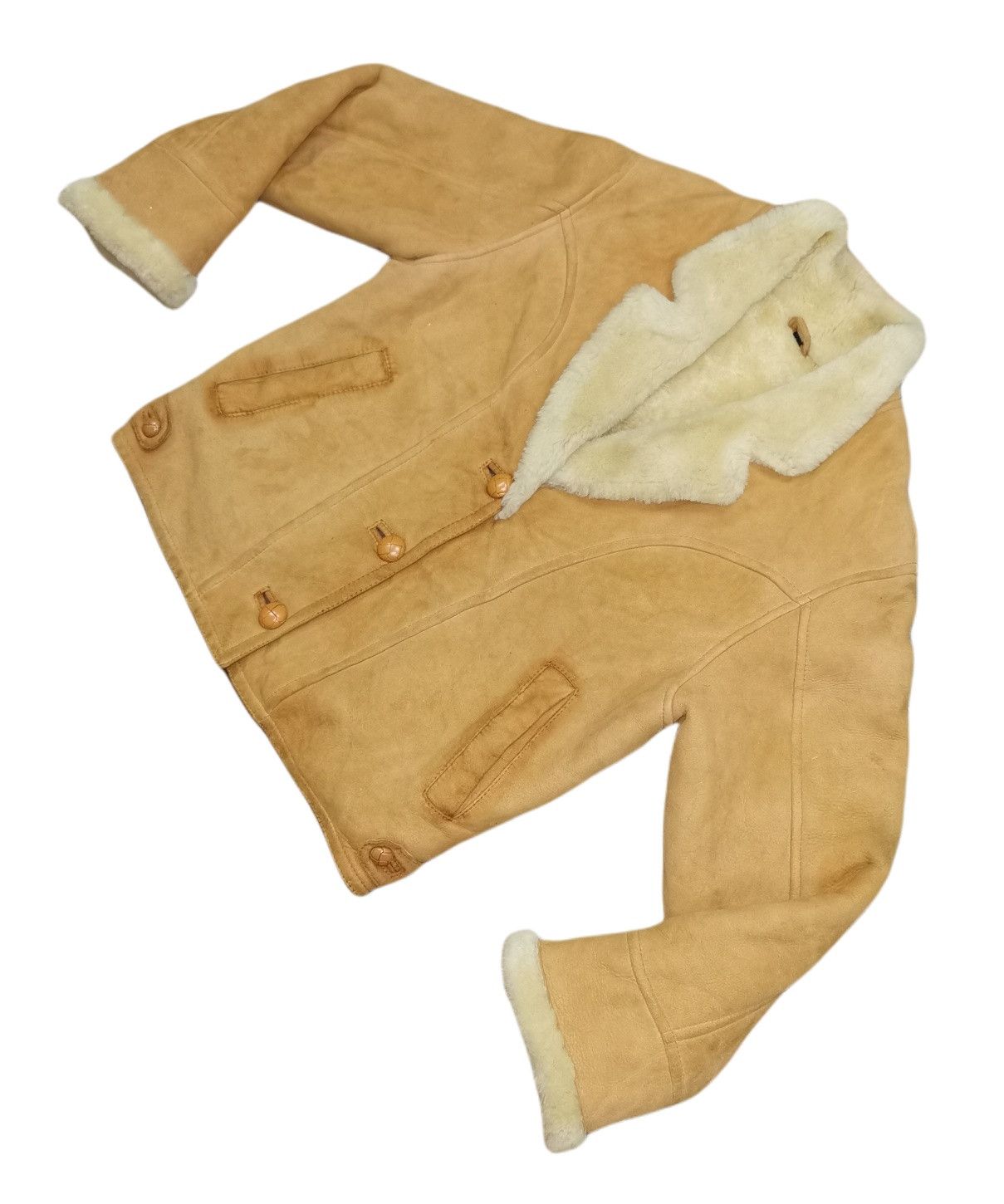 Japanese Brand Mia Carma Nichiwa Sheepskin Shearling Jacket Size US S / EU 44-46 / 1 - 6 Thumbnail