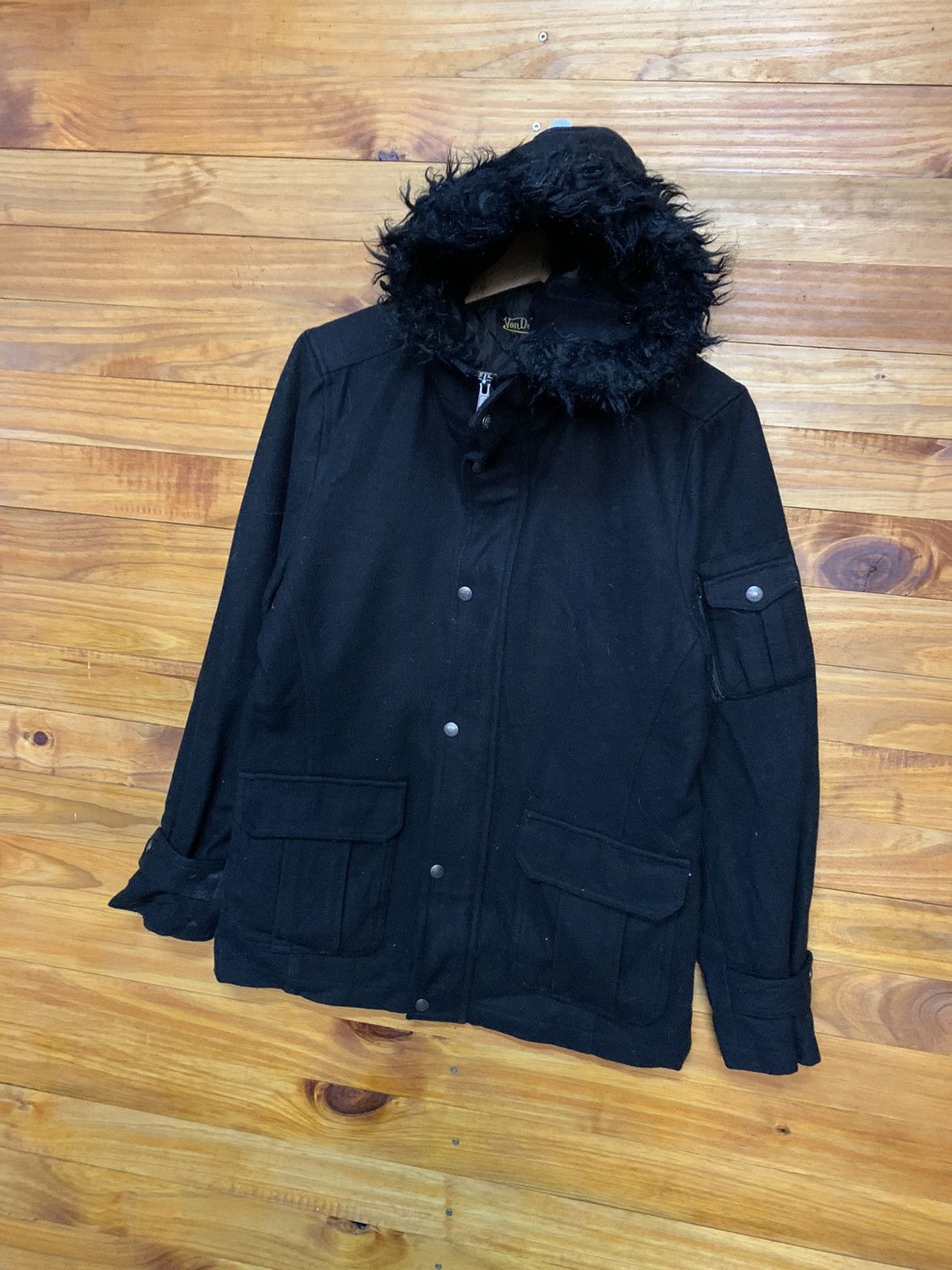Von Dutch Von Dutch Wool Field Parka Hoodie Jacket Size US M / EU 48-50 / 2 - 3 Thumbnail