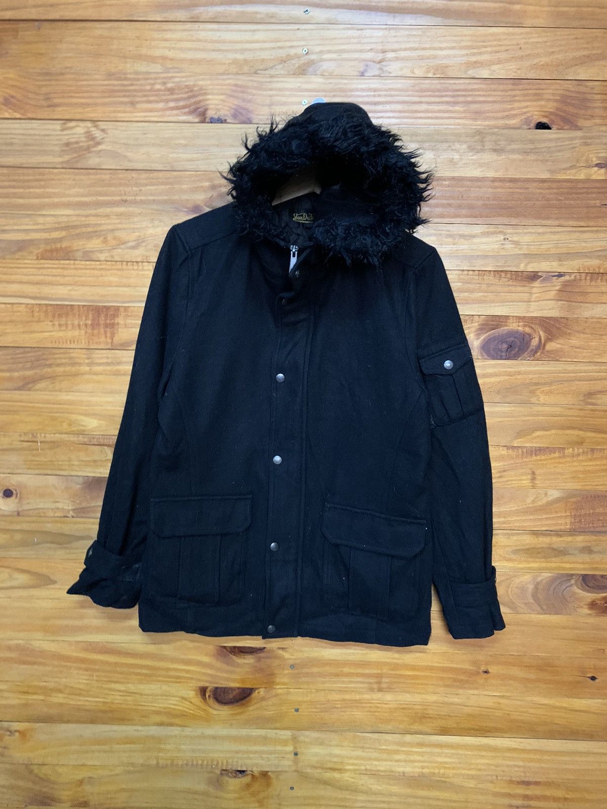Von Dutch Von Dutch Wool Field Parka Hoodie Jacket Size US M / EU 48-50 / 2 - 1 Thumbnail
